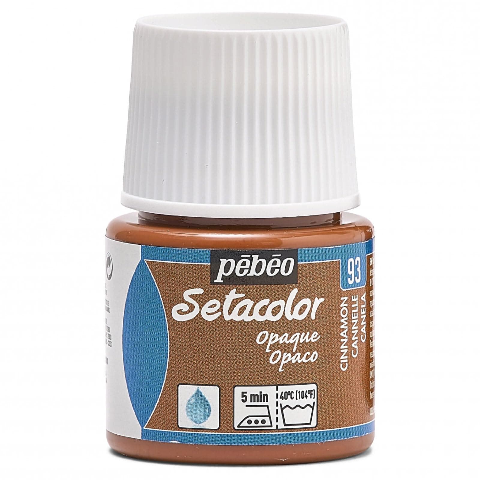 Pebeo Setacolor Opaque Fabric Paint, 45ml, Cinnamon