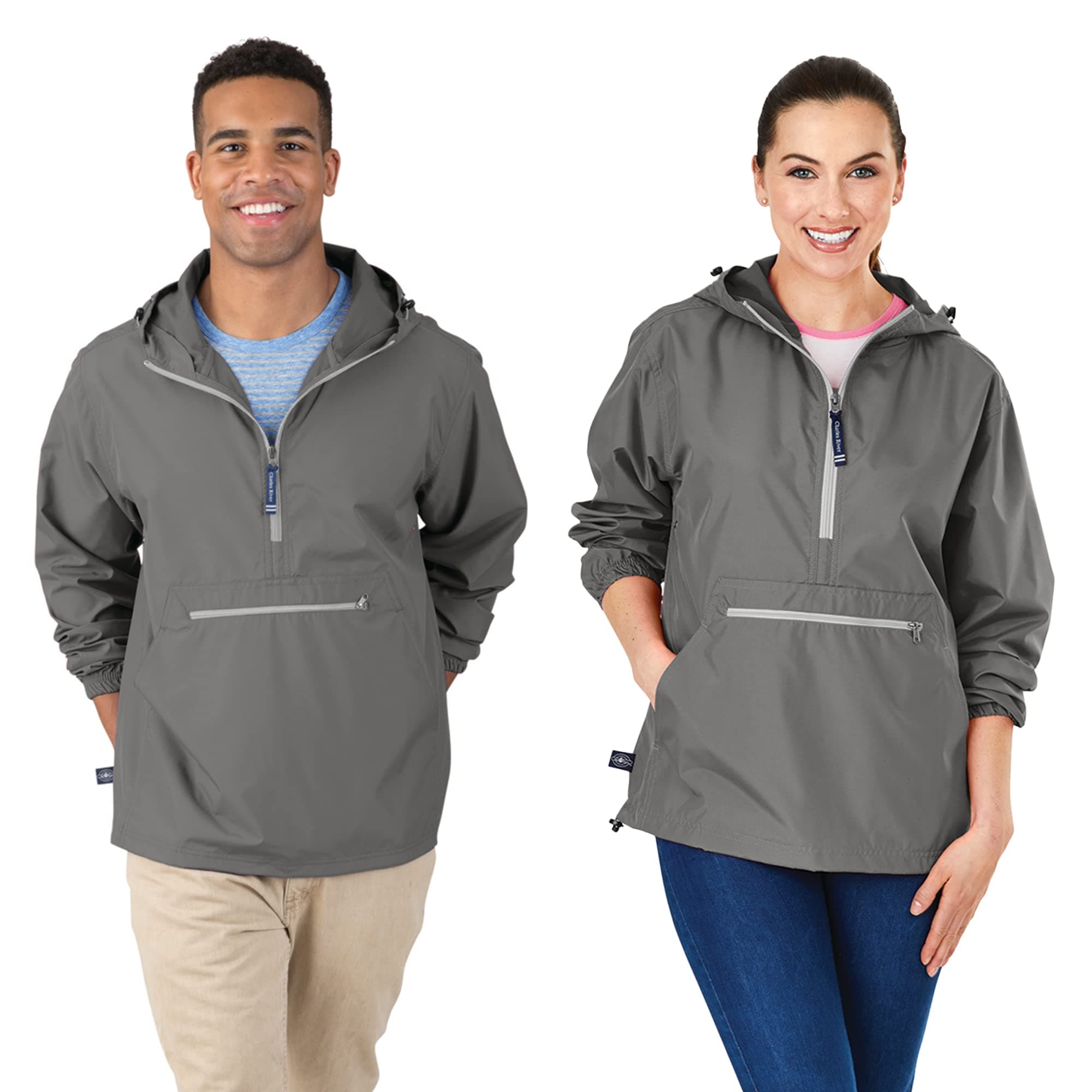 Unisex Pack-n-go Windbreaker Pullover Windbreaker Jacket