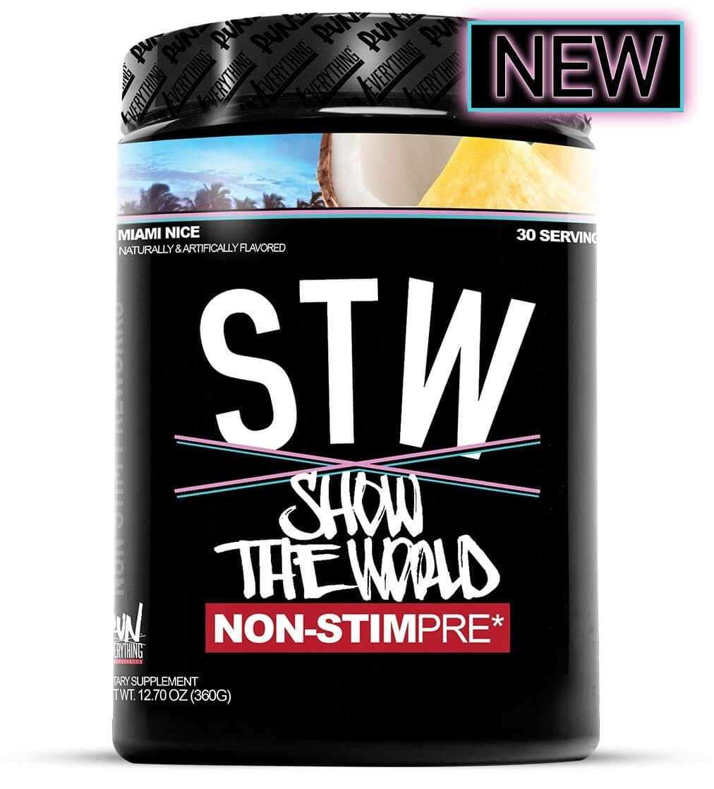 Run Everything Labs | STW | Show The World | Non-STIM PRE Workout (Miami Nice)