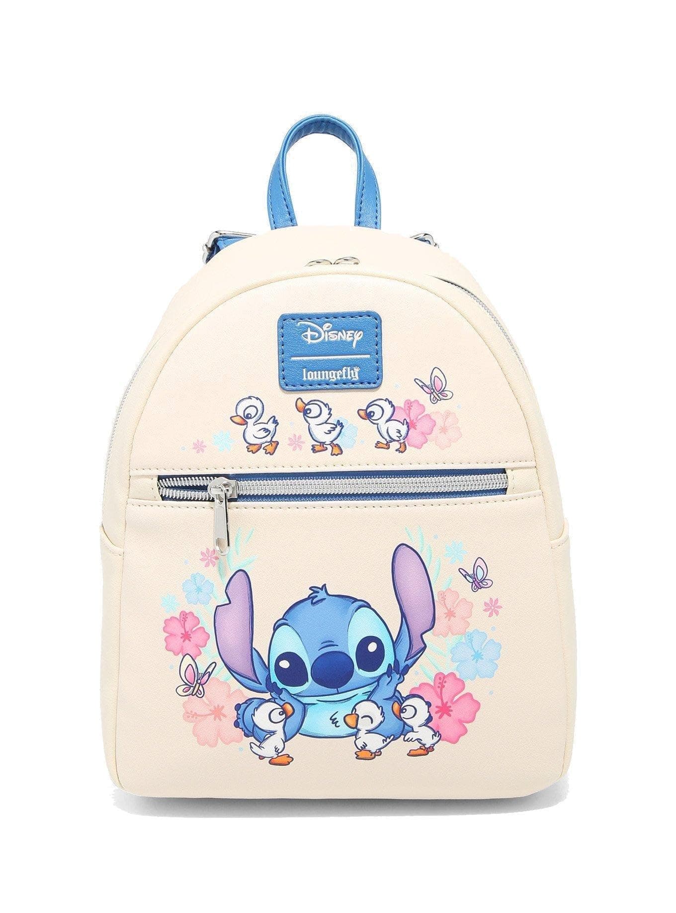 Loungefly Disney Lilo & Stitch Stitch With Ducks Mini Backpack, Blue Navy, One Size
