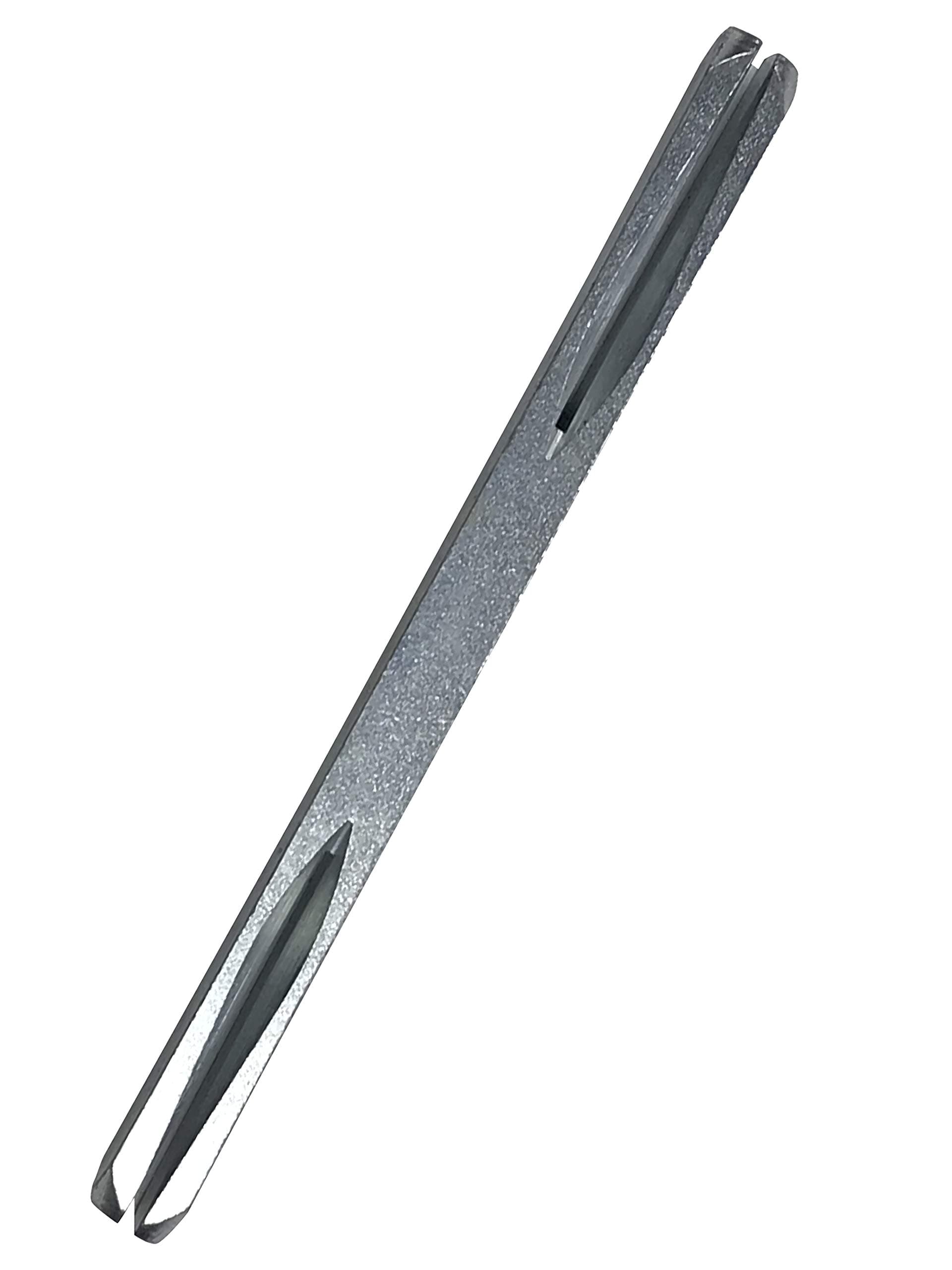 Universal Hardware 7mm x 110mm Split Steel Spindle Door Windows Handle Spindles Silver Finish Sizes from 50mm to 150mm (Pack of 1)