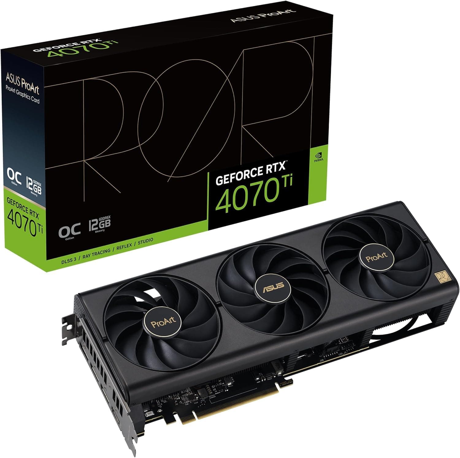 ASUS GeForce RTX 4070 Ti 12 GB GDDR6X NVIDIA PROART-RTX4070TI-O12G, 90YV0J30-M0NA00