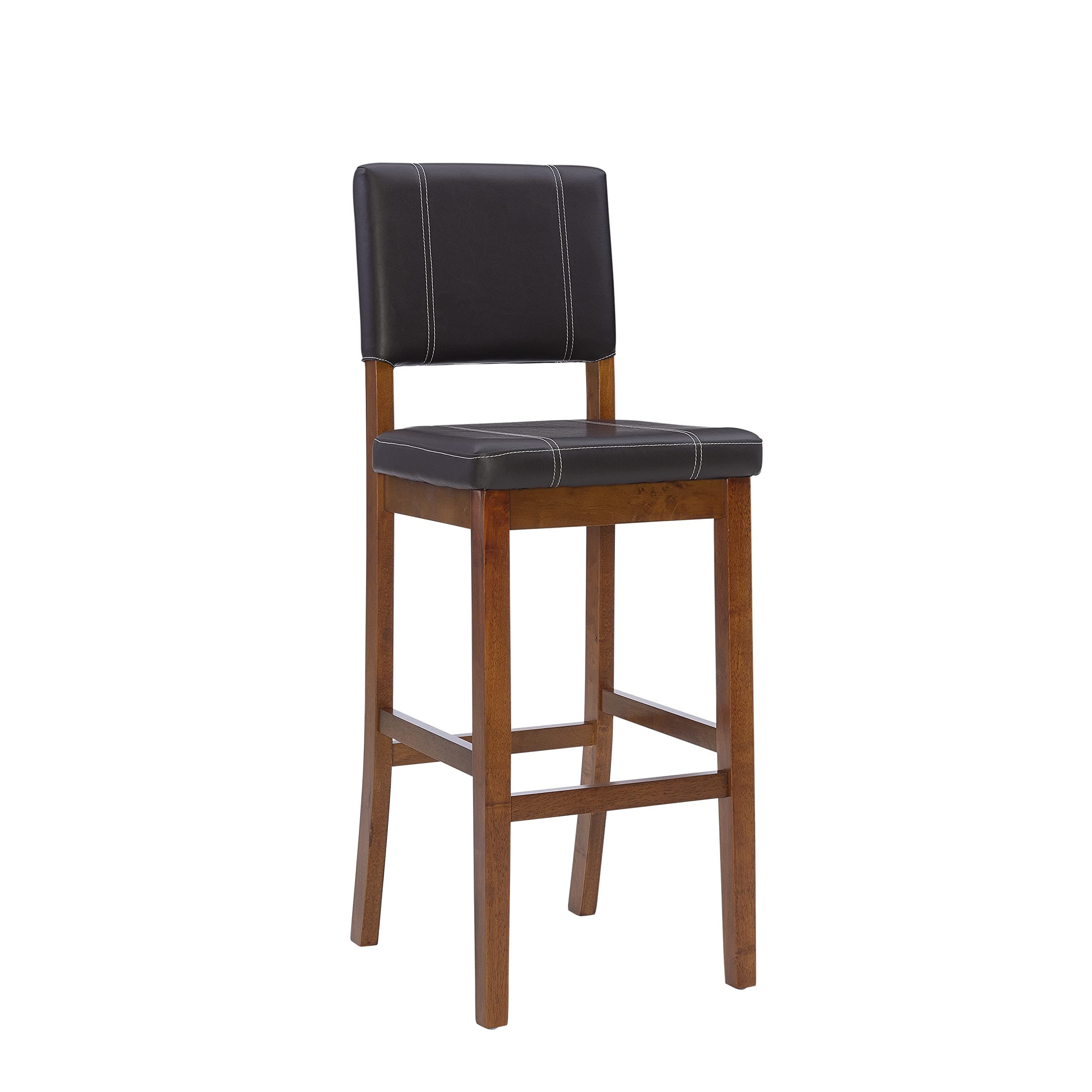 Linon Home Decor Milano Bar Stool, 30-Inch