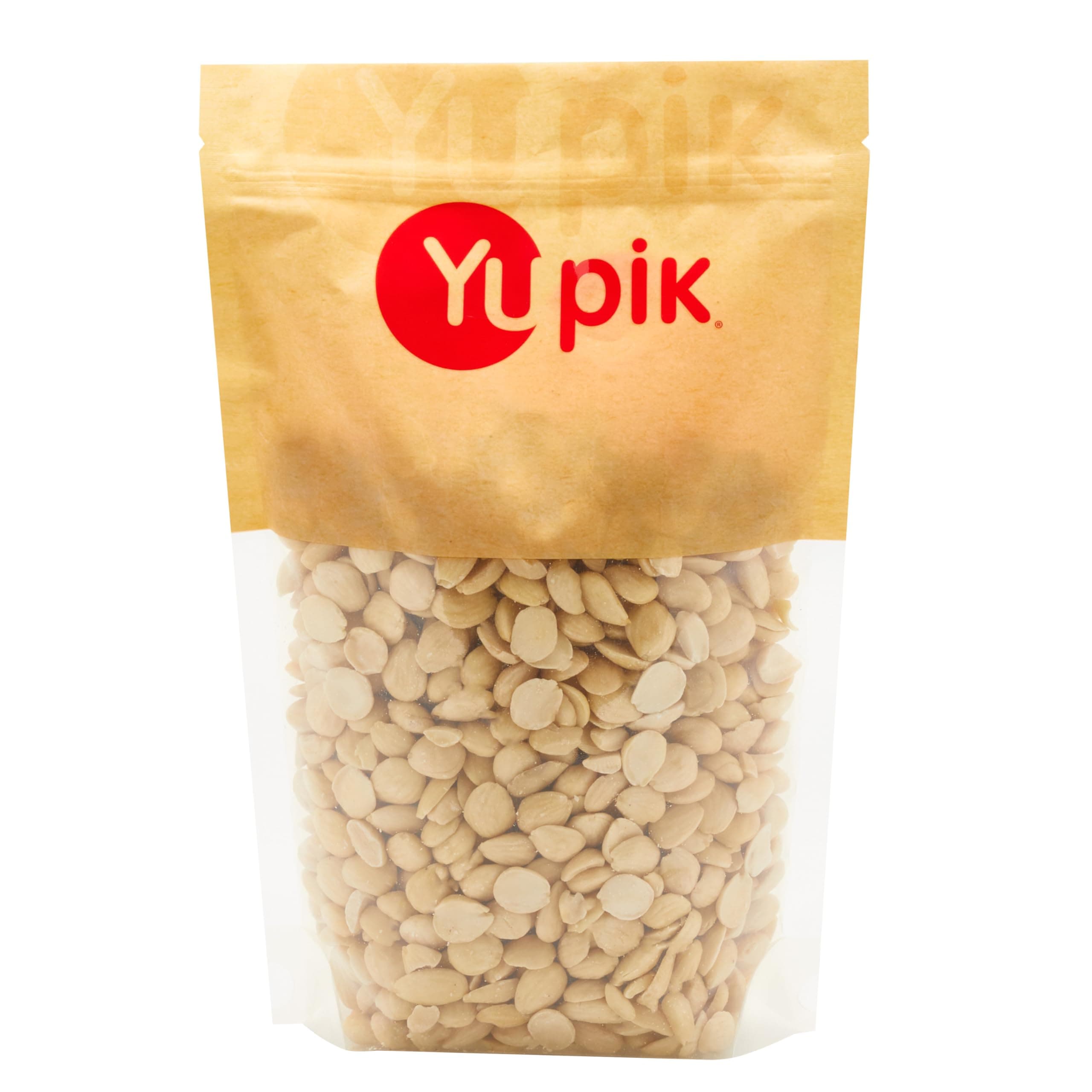 Yupik Blanched Marcona Almonds, 2.2 lb (35.2 oz), Gluten-Free, Vegan, Kosher, Oil-Free, Raw Nuts, Unsalted, Skinless, Oil-Free, Source of Fiber, Healthy Snack