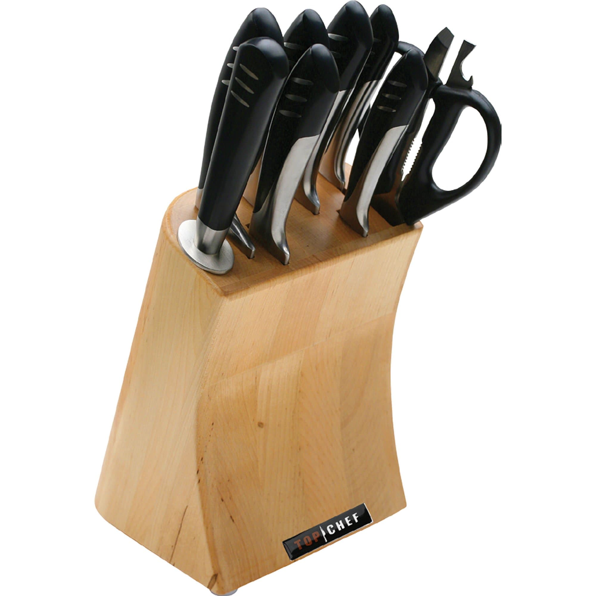 Top Chef 9-Piece Stainless Steel Knife Set, Full