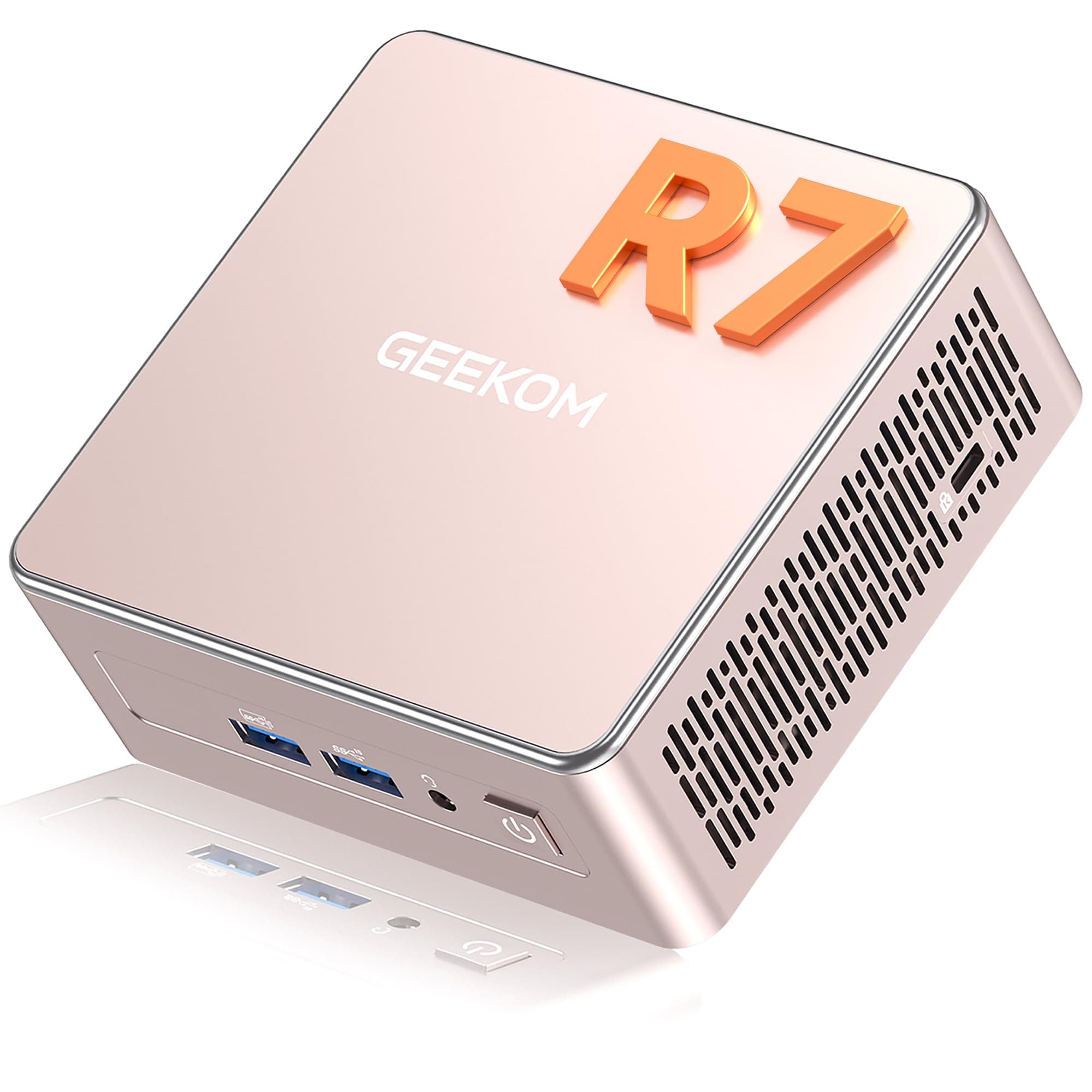 A5 Mini PC with AMD Ryzen 7 5825U, 3-Year Coverage, 16GB RAM(Upgradable, Not LPDDR)&512GB M.2 NVMe SSD, Windows 11 Pro Desktop Computer,SD Slot, 8K, Dual HDMI | Wi-Fi 6, BT 5.2 | Home & Office