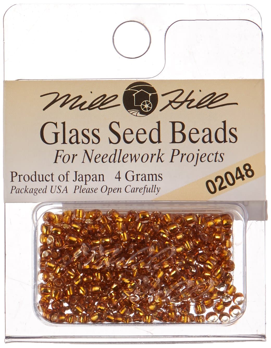 Mill Hill Glass Seed Beads, Golden Olive
