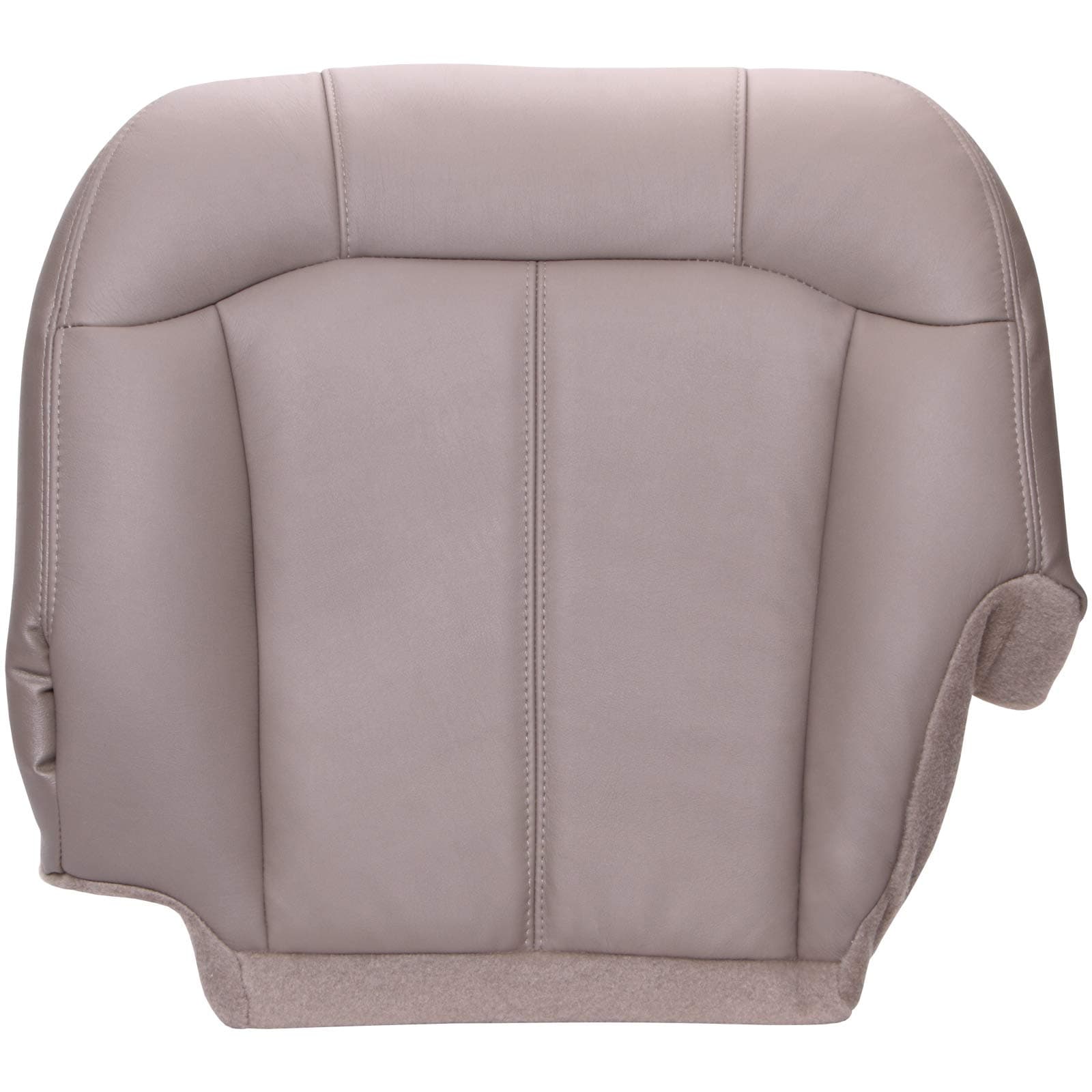 The Seat ShopDriver Side Bottom Replacement Seat Cover - Medium Neutral (Tan) Leather (Compatible with 2000-2002 Chevrolet Silverado, GMC Sierra 1500, 2500, 3500)