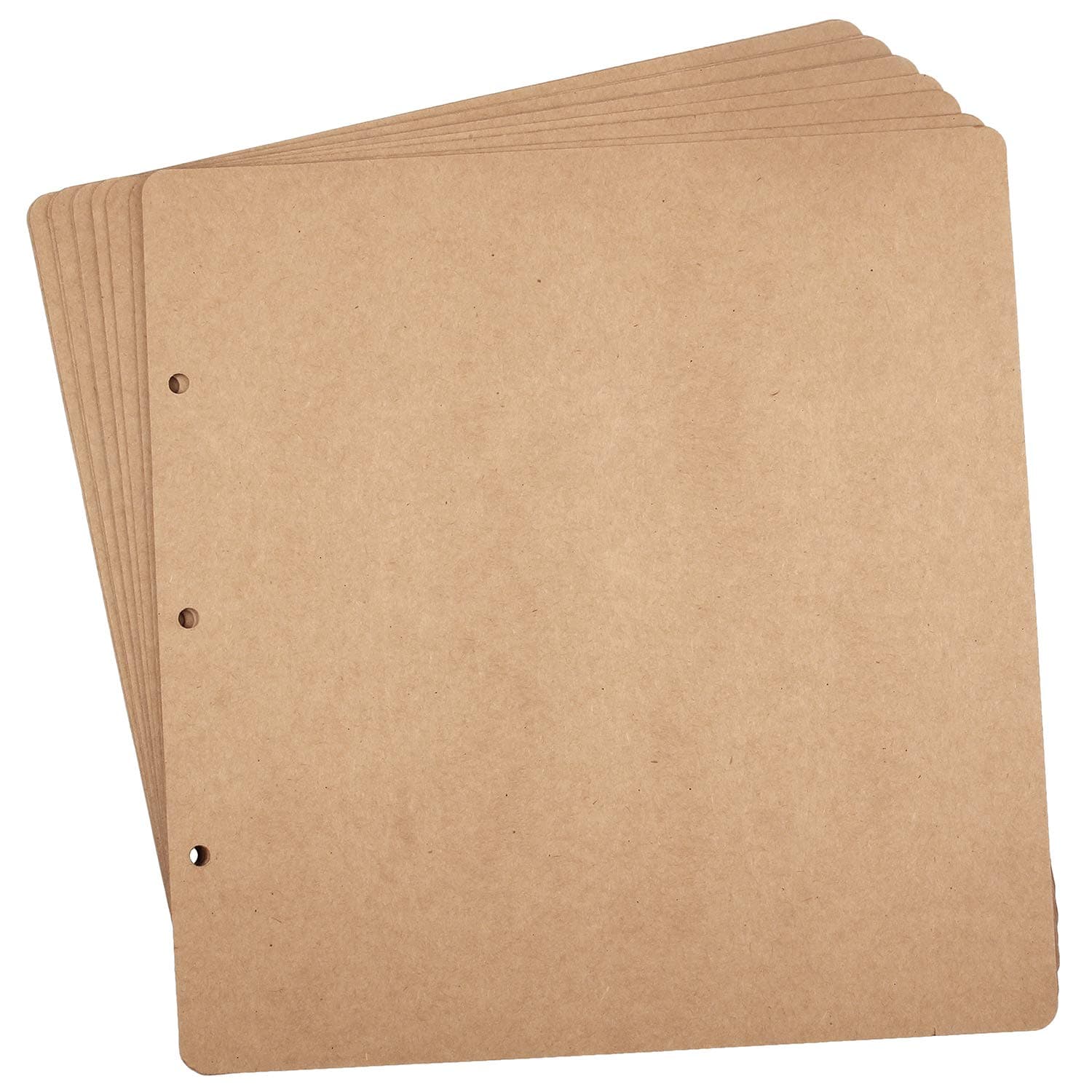 10 Sheets Double Sided Refill Pages - 10x10" (Kraft, Acid Free)