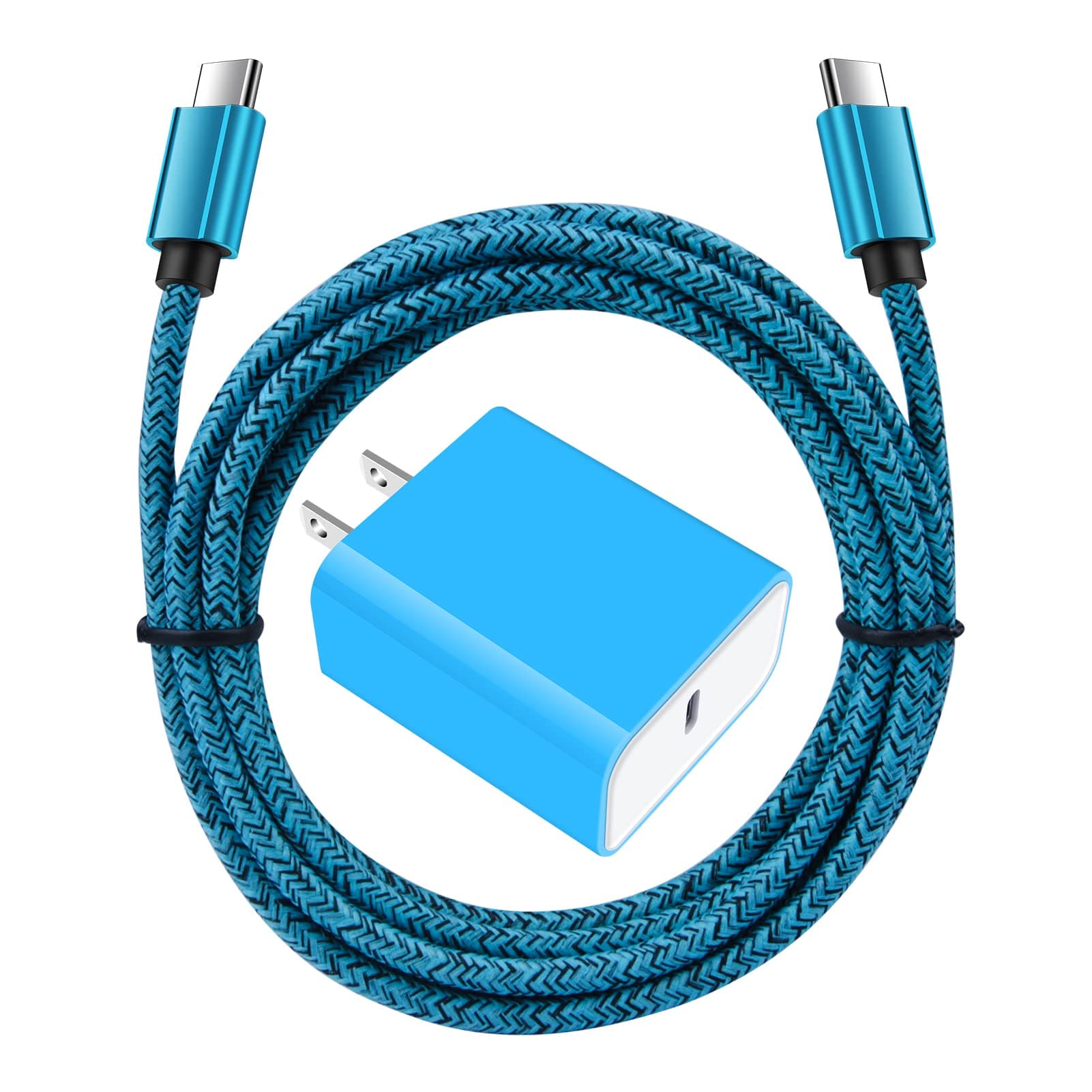 USB C Wall Charger, 20W Super Fast Charging Block and 6FT Type C Android Charger Cable for Samsung Galaxy S26 S25 Ultra S24 FE S23 S22 S21 S20 A17 A16 A15 A14 A36, Google Pixel 10 9 Pro XL Fold 10a 9a