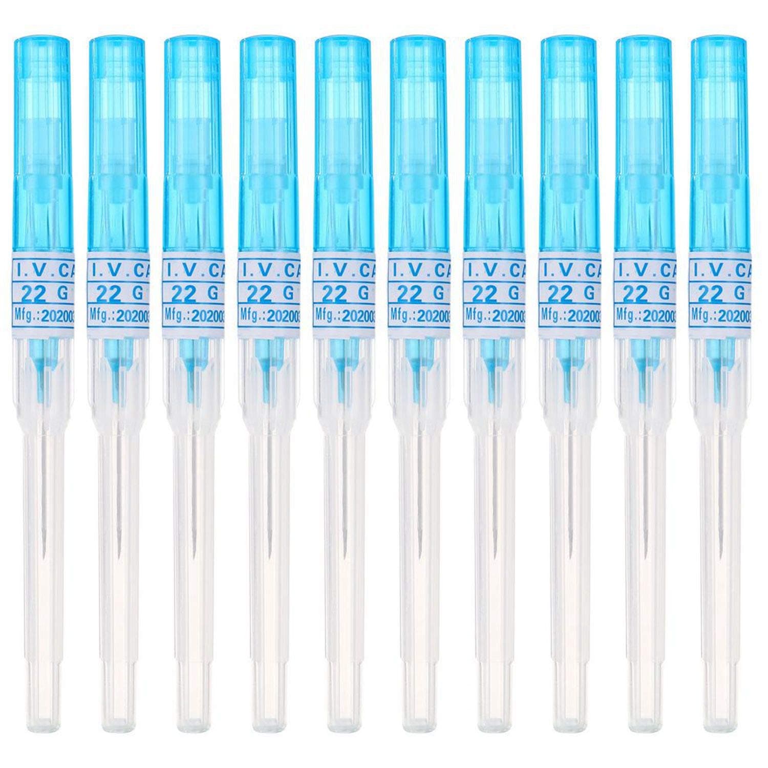 JinYan Piercing Needles 10PCS IV Catheter Needles Kit Piercing for IV Start Kits,Ear Nose Piercing Needles Supply