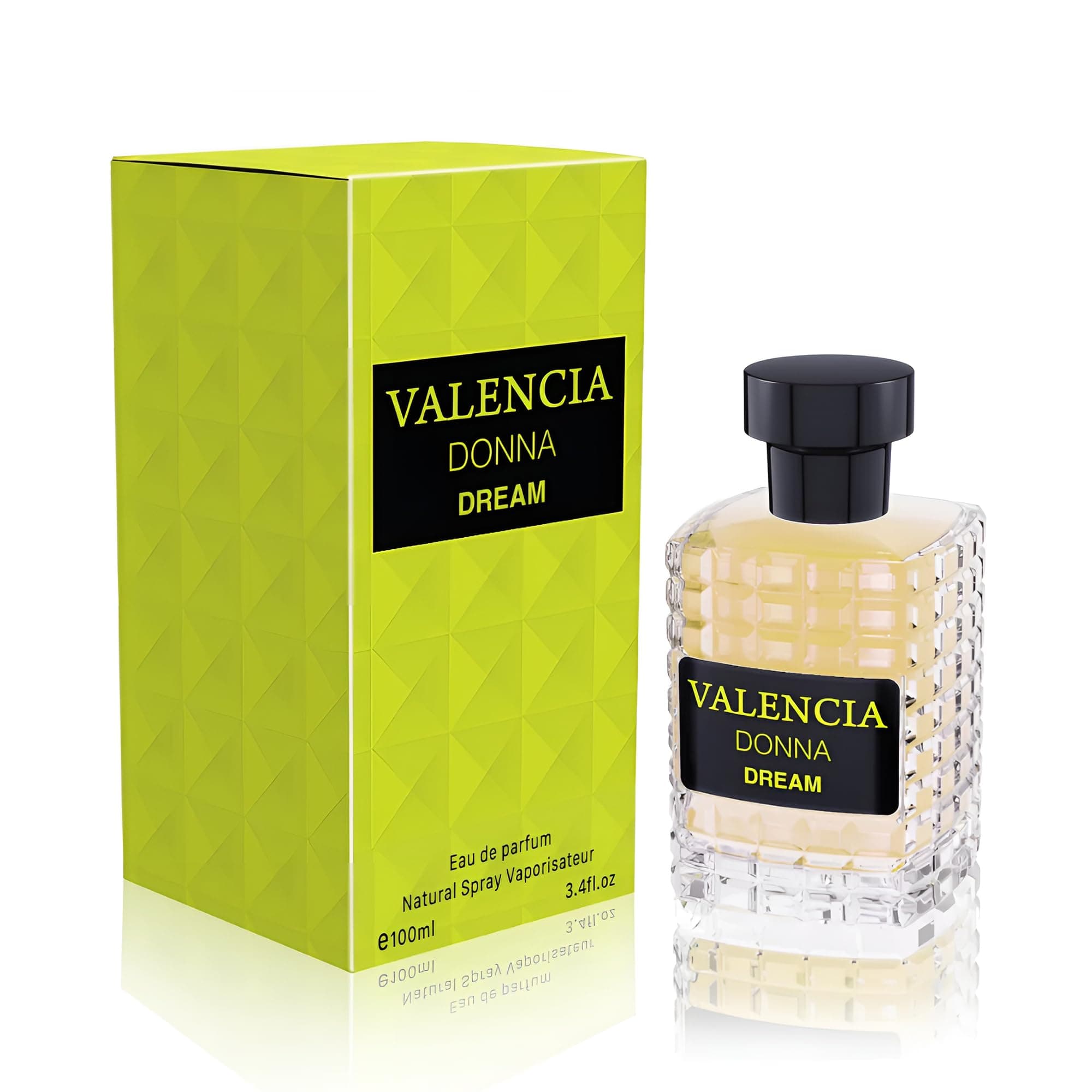 AFLUXE Women's Spray Perfume Valencia Donna Dream Long Lasting Eau De Parfum Cologne for Women Refreshing Floral Fragrance for Casual Use,Ideal Holiday Gift,3.4 Fl Oz