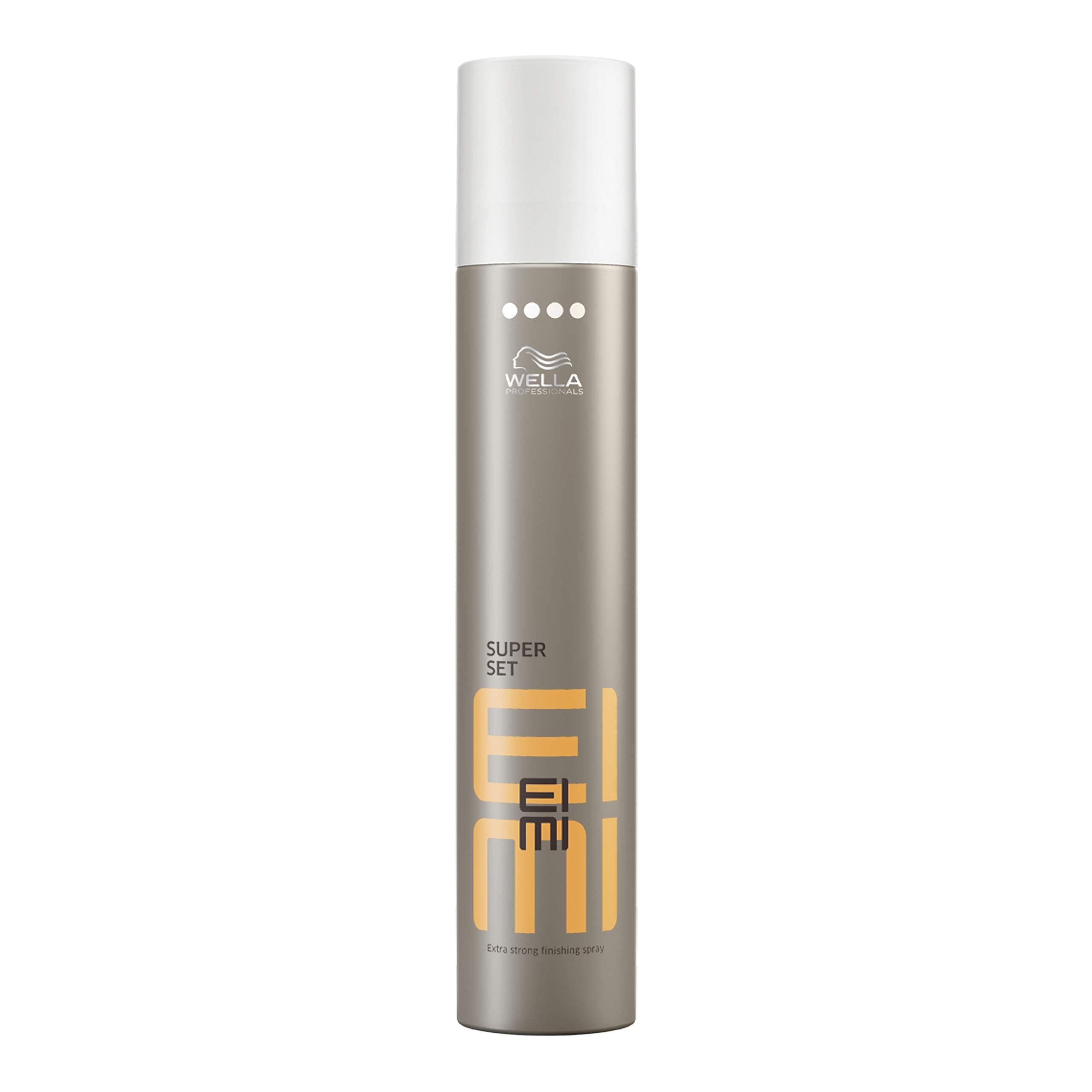 EIMI Super Set Extra Strong Hold Hairspray, Provides UV, Humidity and Heat Protection, Hold Level 4, 300ml