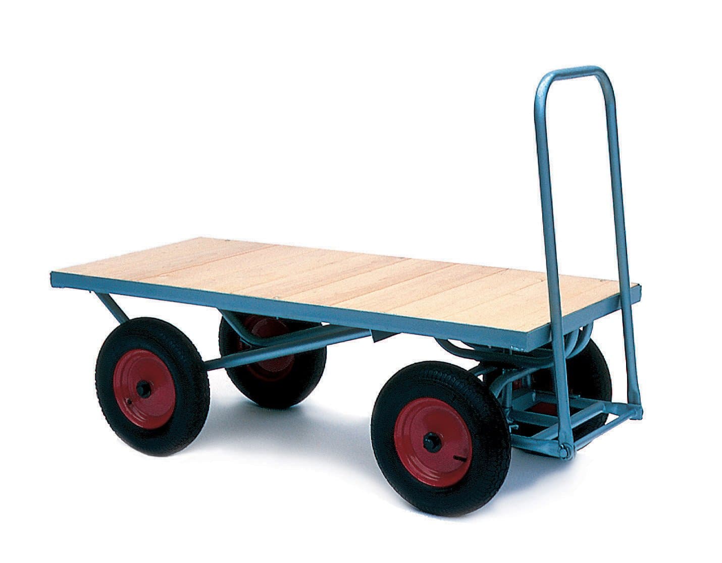 Stubbs Four Wheel Flat Platform Trolley Wheelbarrow S2109 Farm Stable Equine