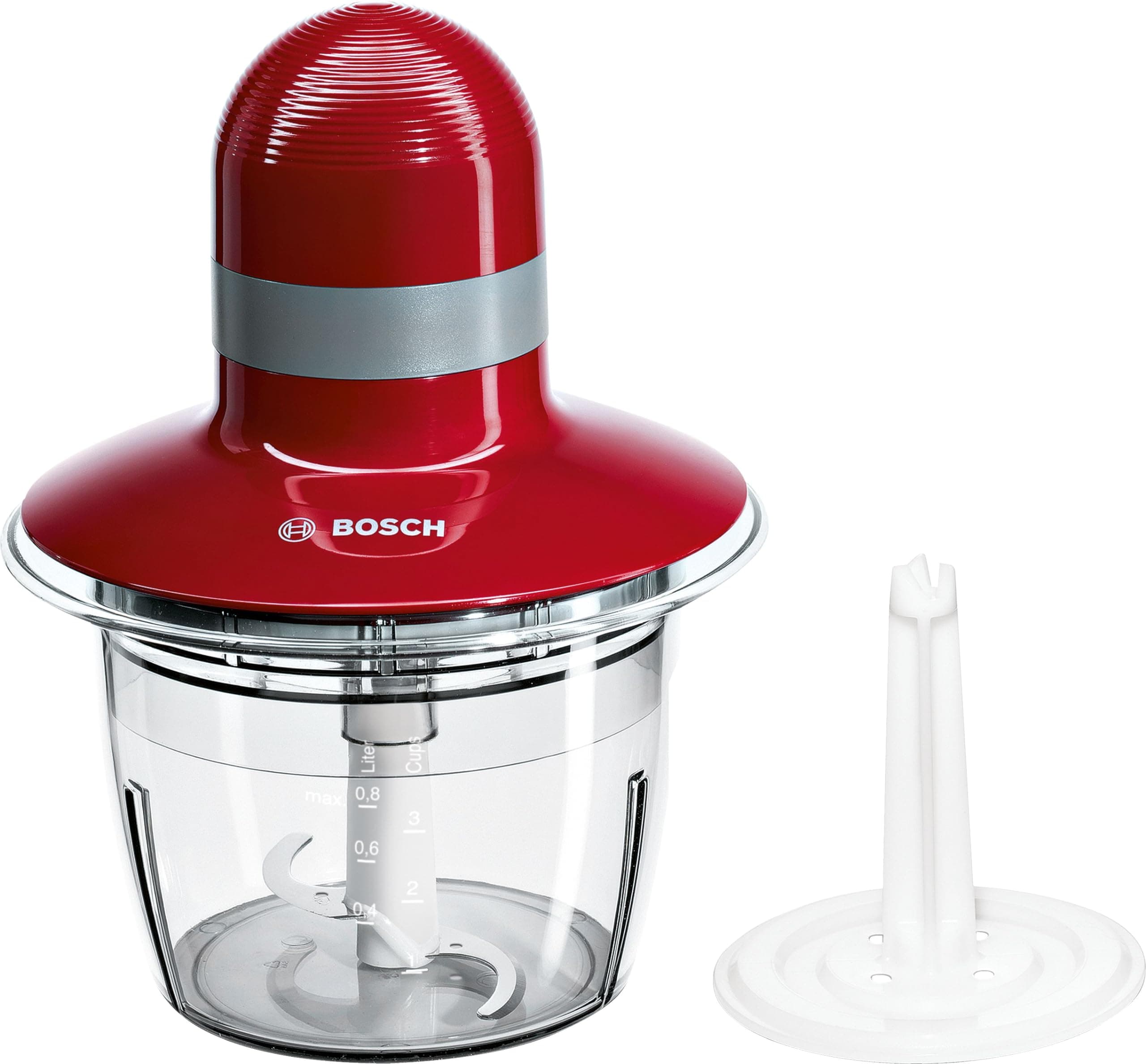 MMR08R2 Food Chopper, 400W, Red/Grey