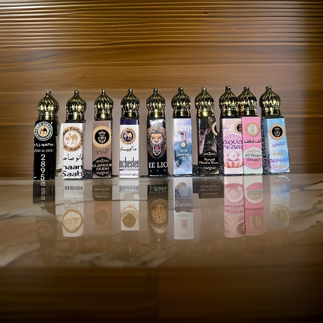 10 Attar Combo Pack | Unisex Non-Alcoholic Attar | 72 Hours Long Lasting