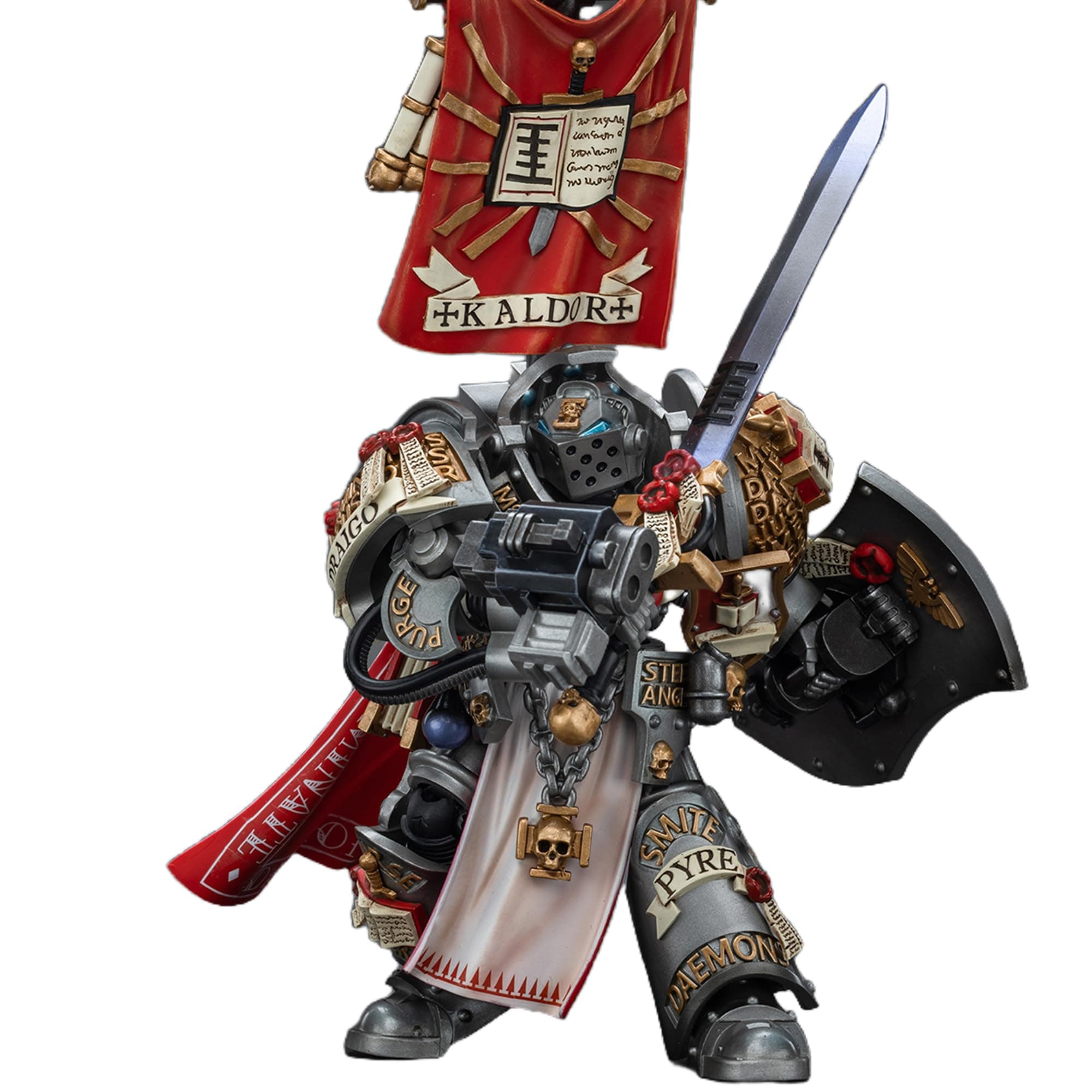 Warhammer 40k Grey Knights 1/18 Action Figure Grey Knights Kaldor Draigo 4.72 inch Collectible Action Figures Kits