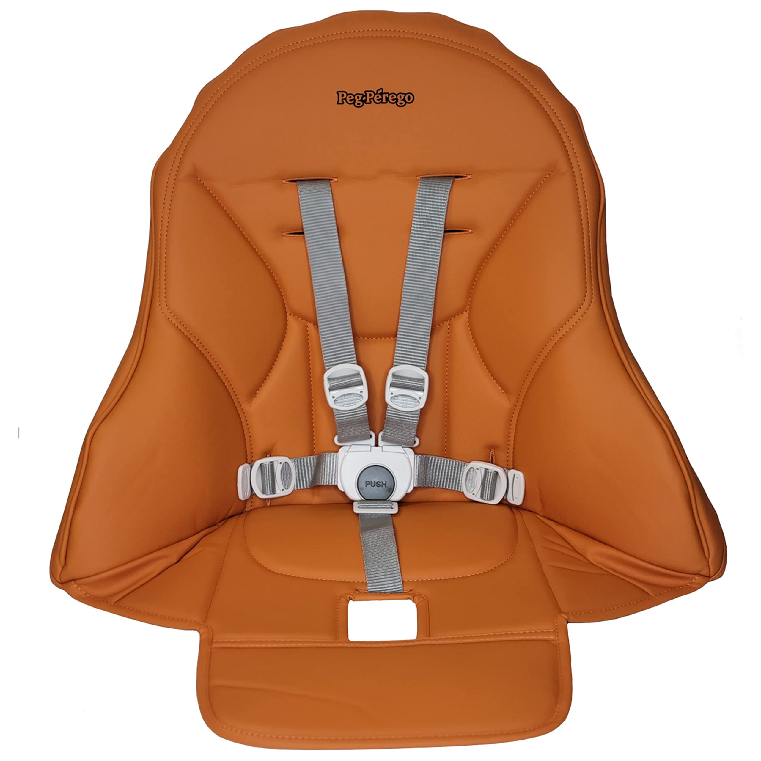 Siesta/Prima Pappa Zero 3 high Chair Replacement Upholstery with seat Belt, Arancia (Orange)