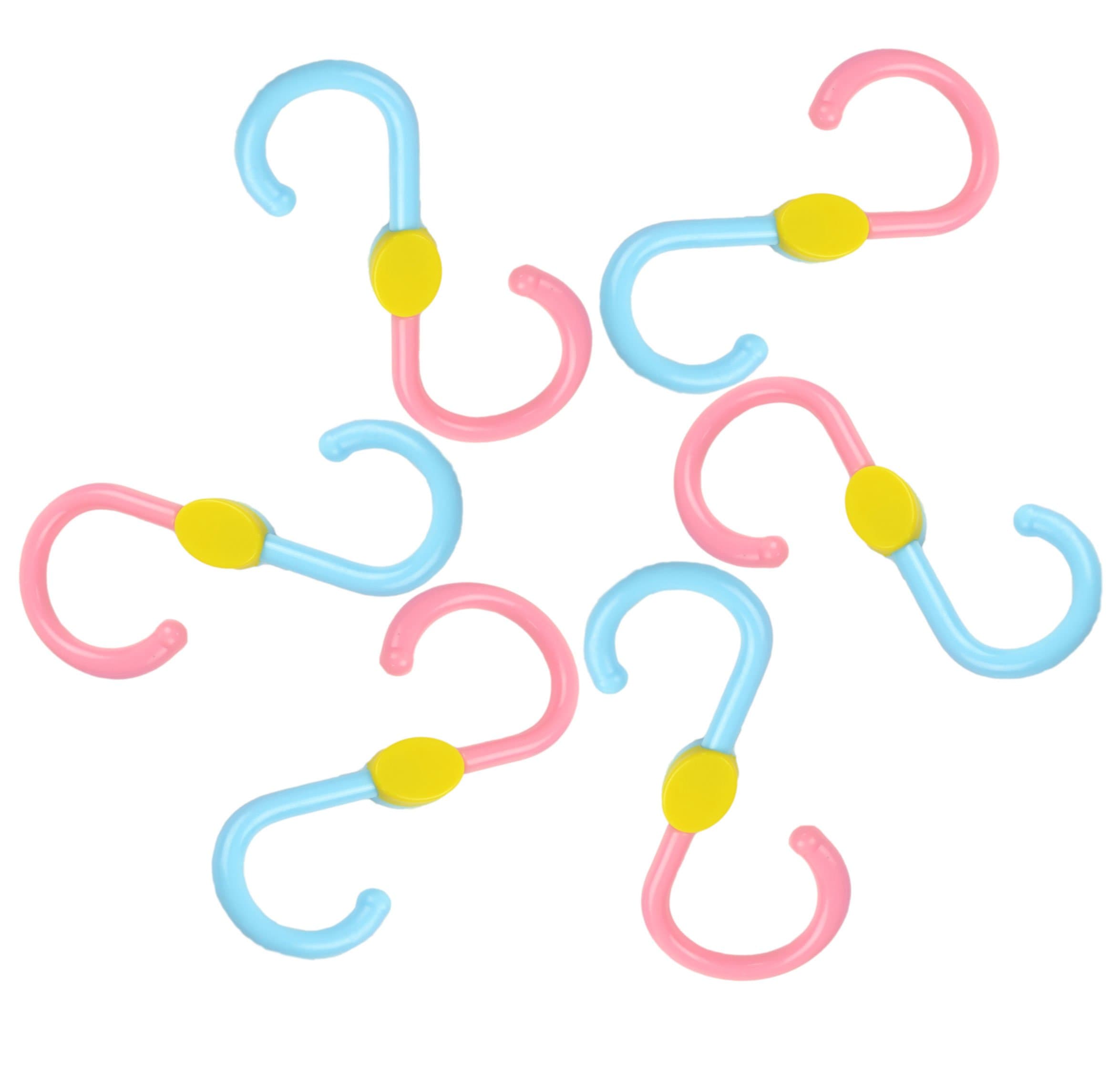 12 Pack Metal S Shaped Hanging Hook Stainless Steel Multiple Uses Tools for Bathroom, Garden, Kitchen, Handbag, Workshop (2)