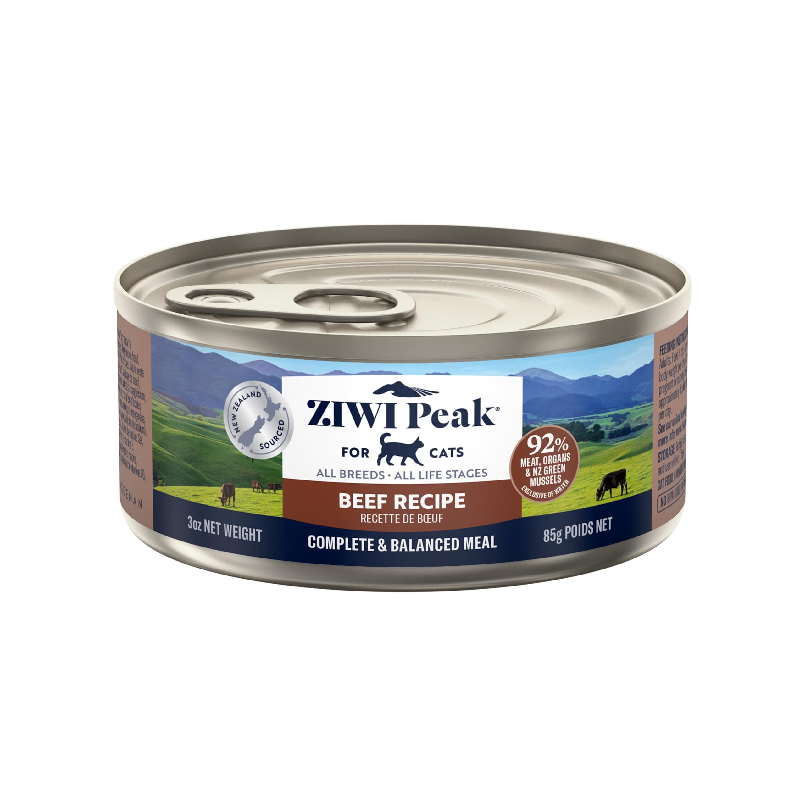 ZiwiPeak Cat Tin Beef 85G