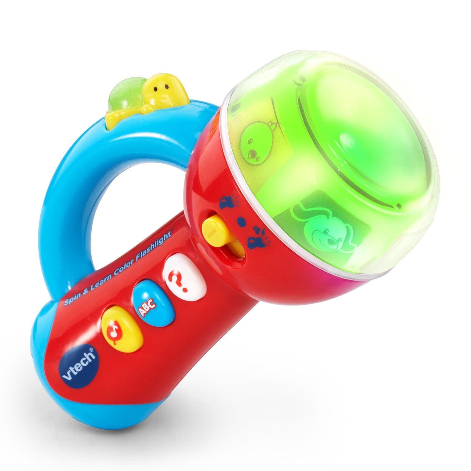 VTech, Spin and Learn Colour Flashlight, Infant Toddler Toy, Plastic, Multiple Colors