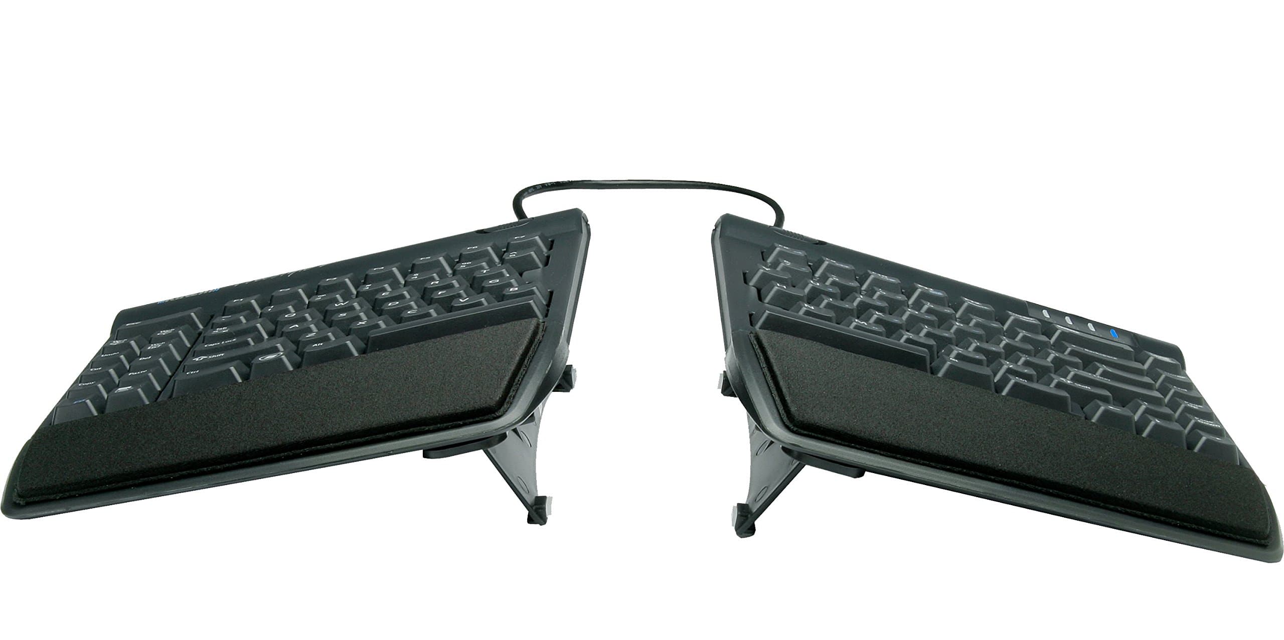 KINESIS Freestyle2 USB-A Ergonomic Keyboard w/ VIP3 Lifters for PC (9" Separation) (KB820PB-US)