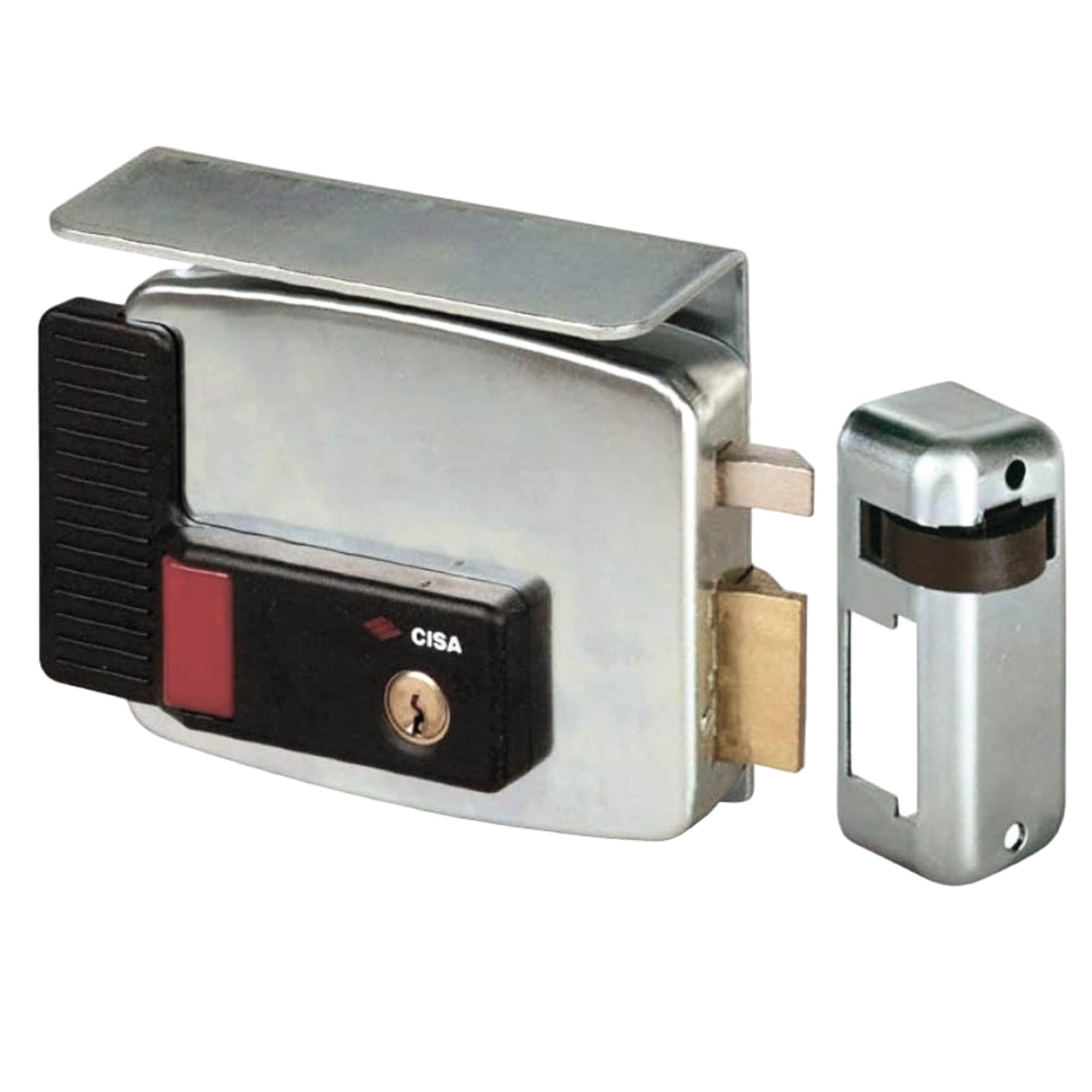 Cisa 111731501 11731-50-1 Electric Lock Application Solid Cylinder Right, Gray, Standard