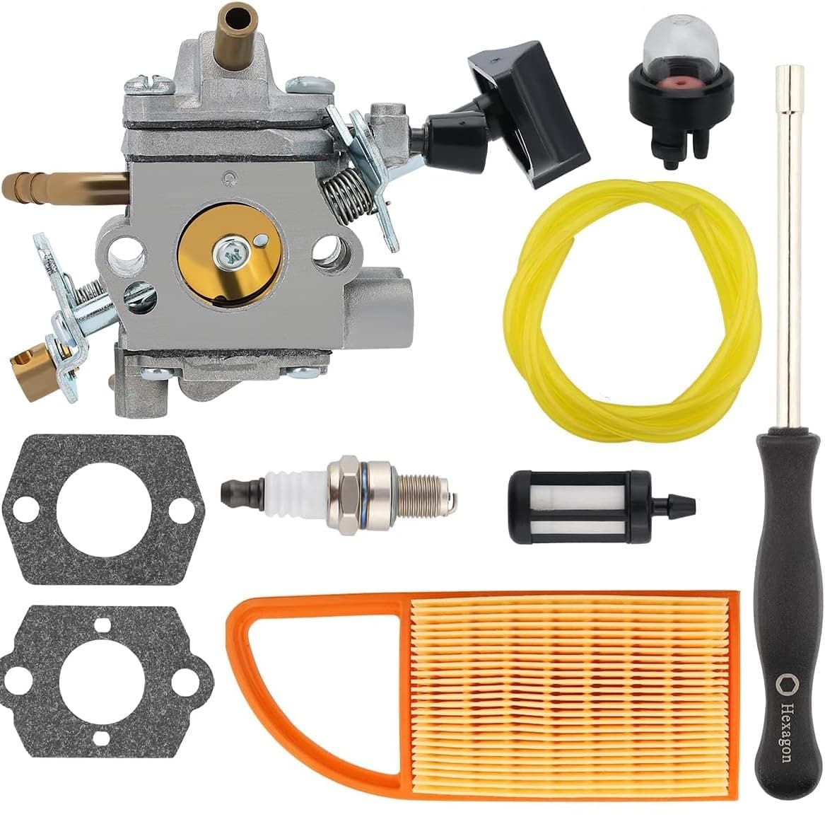 Annolai BR600 BR 600 Carburetor for Stihl Backpack Blower Leaf Blower Parts BR500 BR550 BR600 BR700 Replaces Zama C1Q-S183 C1Q-S184 4282-120-0606 4282-120-0607 4282-120-0608