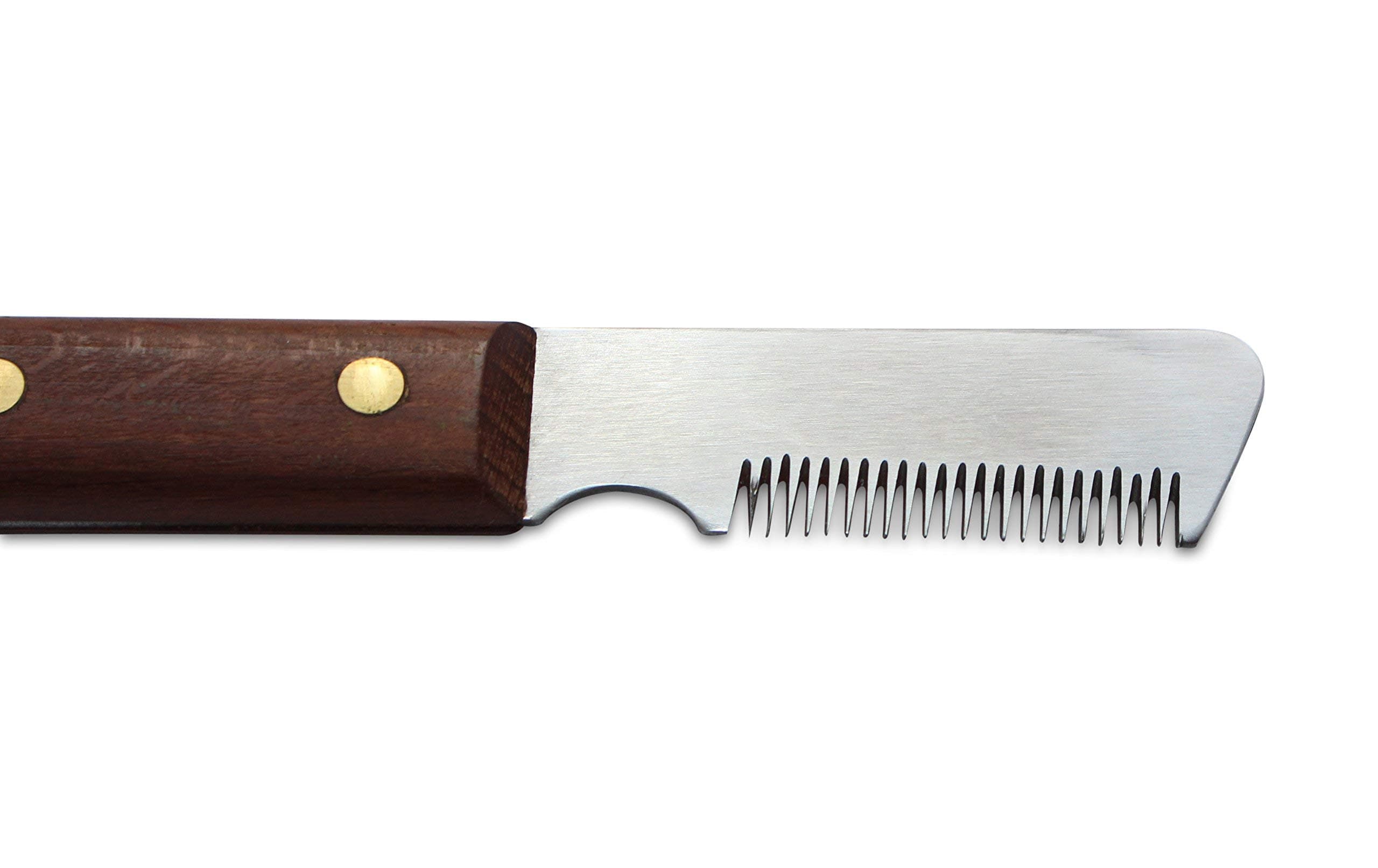 Mars Coat King Professional Dog Stripping Knife Grooming Tool, Medium Slant Tooth with Tapered Edge, Right-Handed