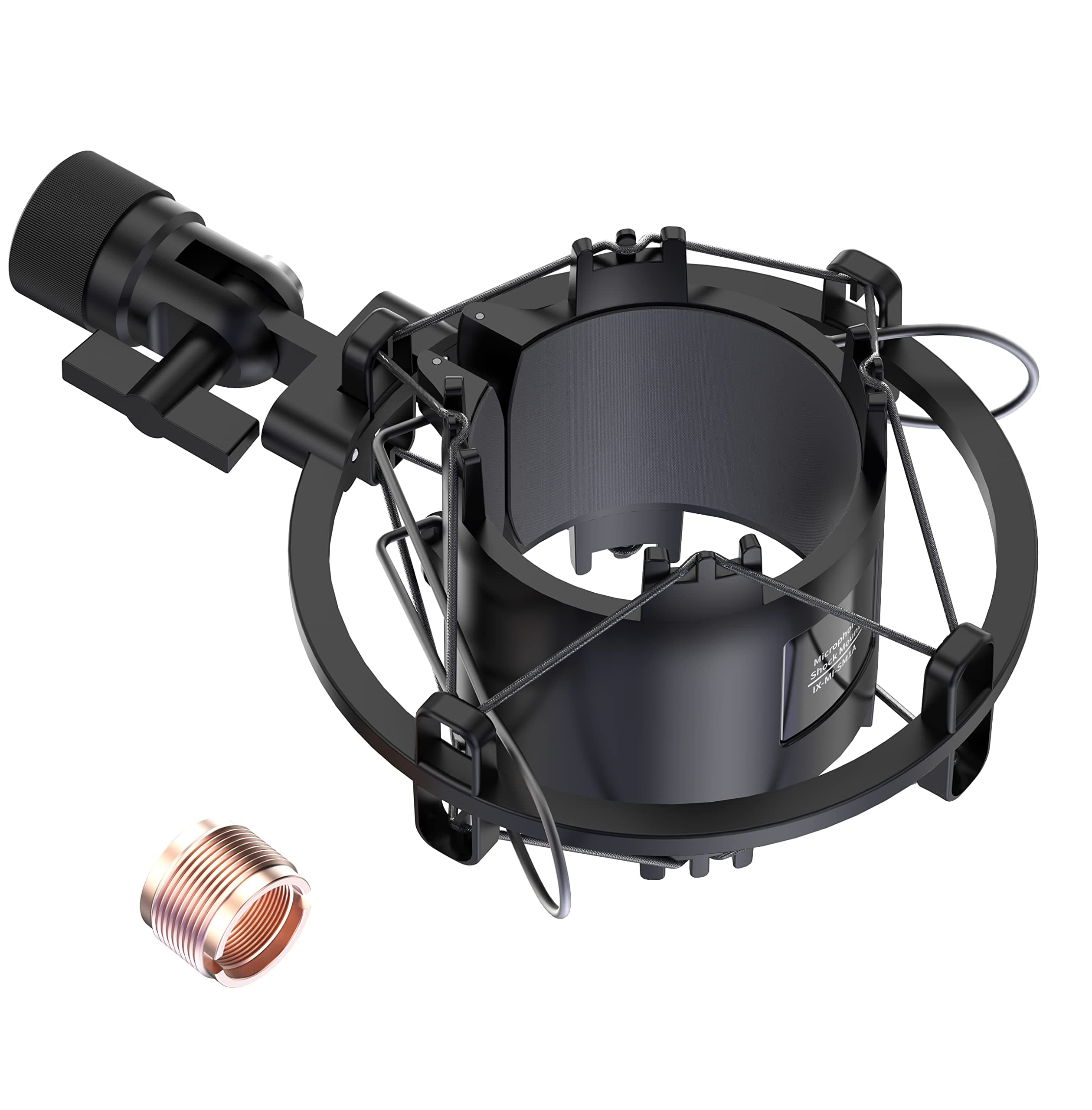 Microphone Shock Mount - Noise Isolation, Anti Vibration for 48-51mm Condenser Mic