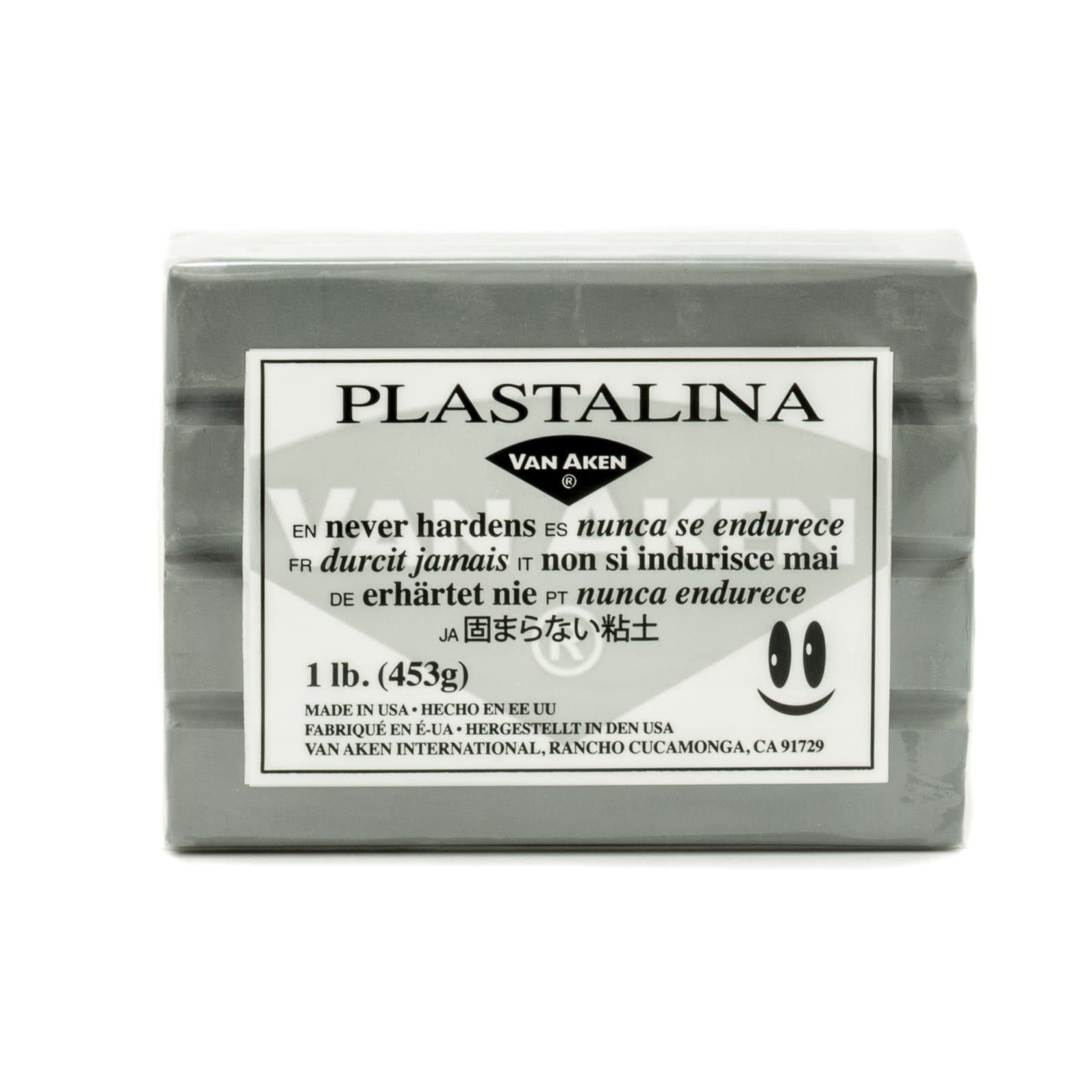 Plastalina Modeling Clay - Gray, 1 lb, Modeling Clay
