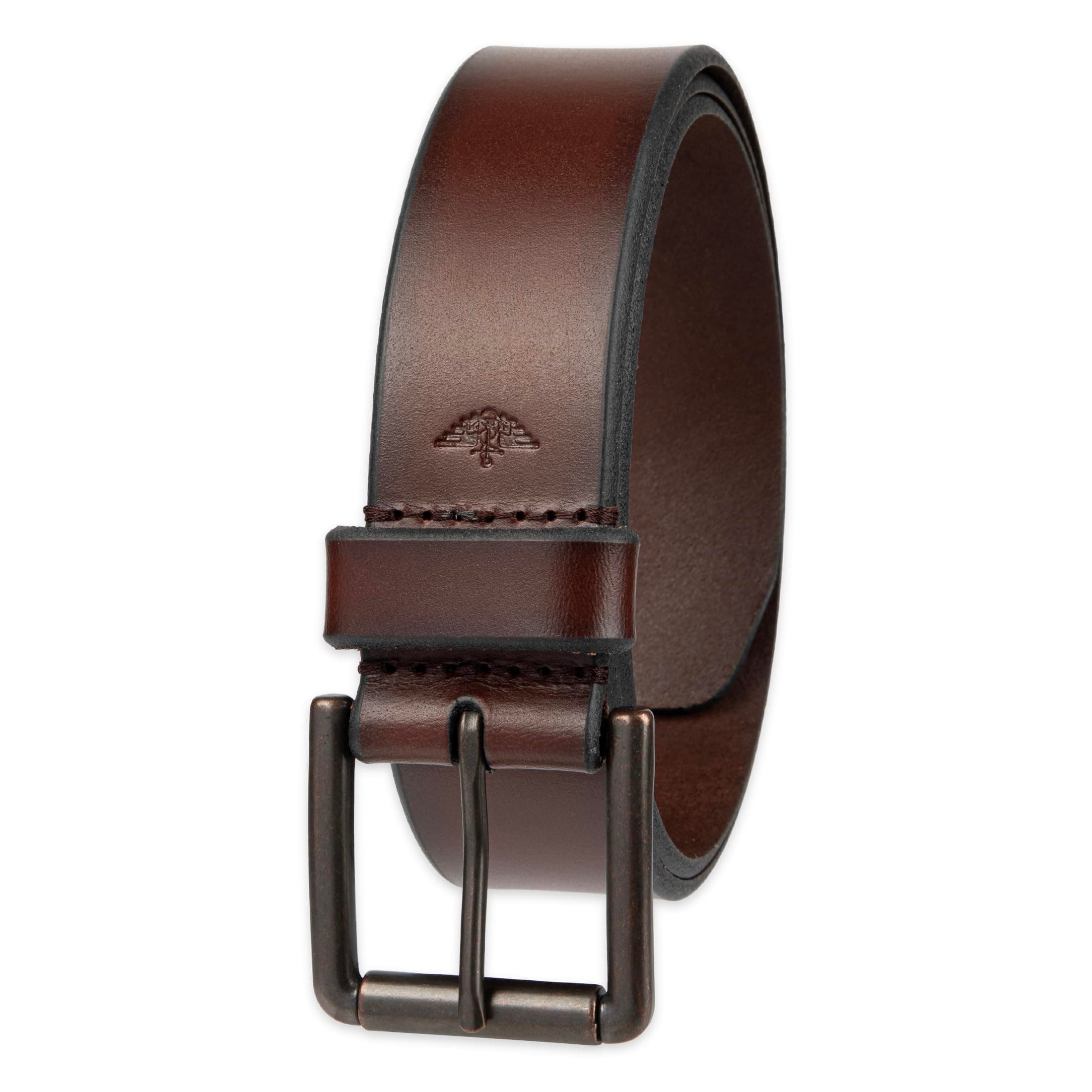Men's Leather Casual Belt, Everyday Style (Regular and Big & Tall Sizing)