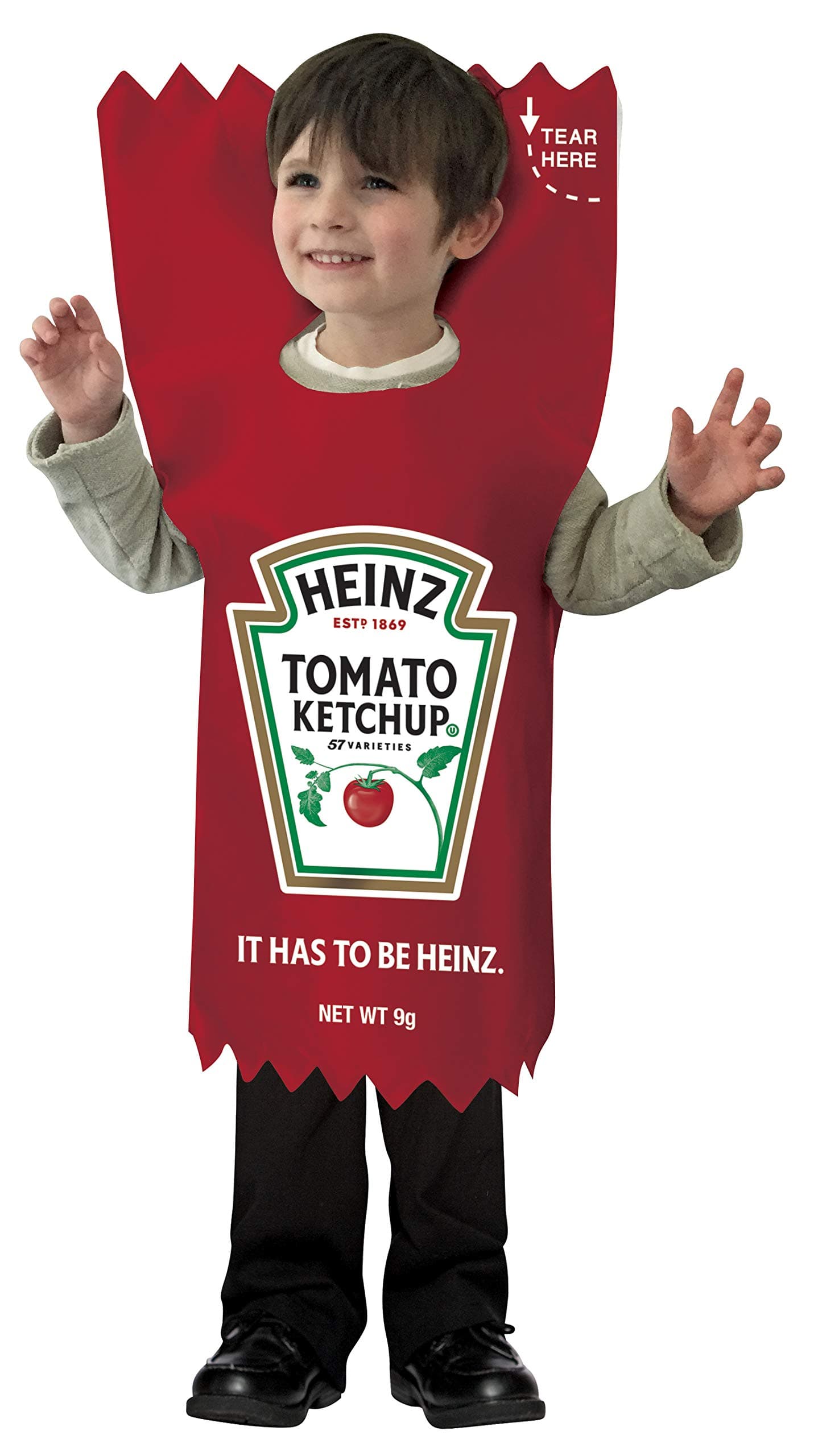 Heinz Ketchup Packet Kids Costume