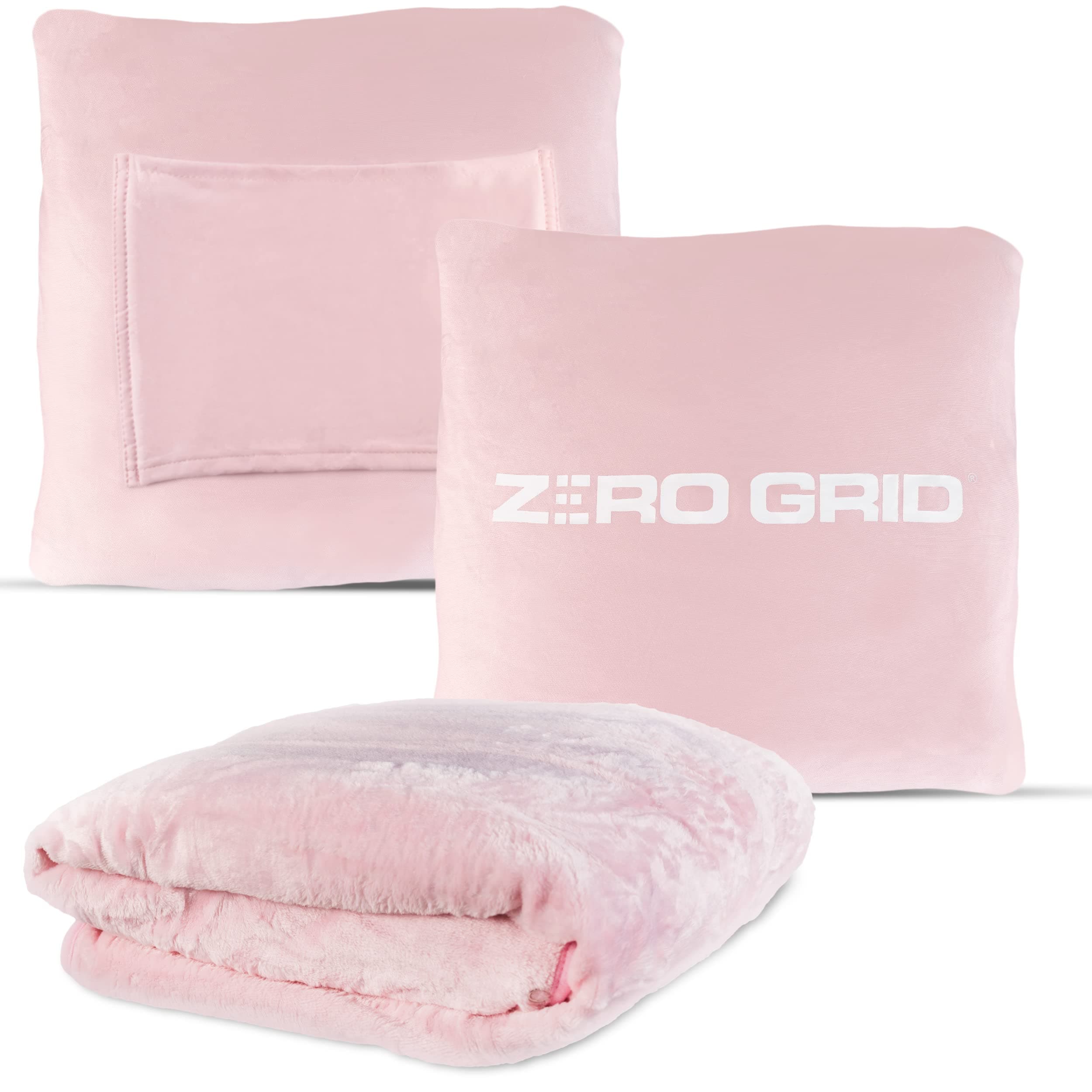 Zero GridAirplane and Travel Blanket (Pink)
