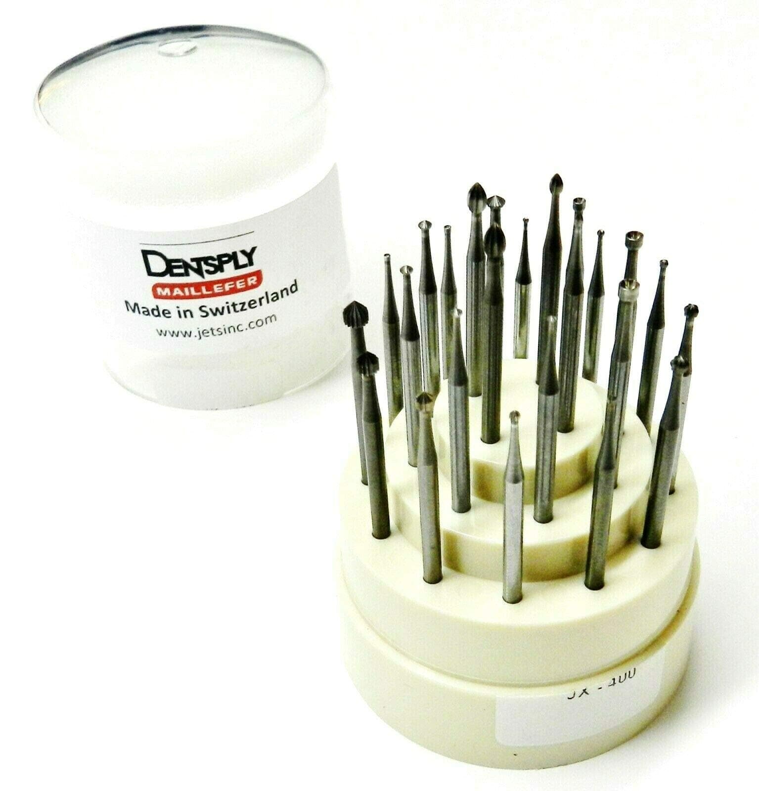 JTSJewelry Making Round, Stone Setting, Cup Burs, Hart and Bud Bur Set 24 Piece Assortment Jewelers Setting Burr Made in Switzerland