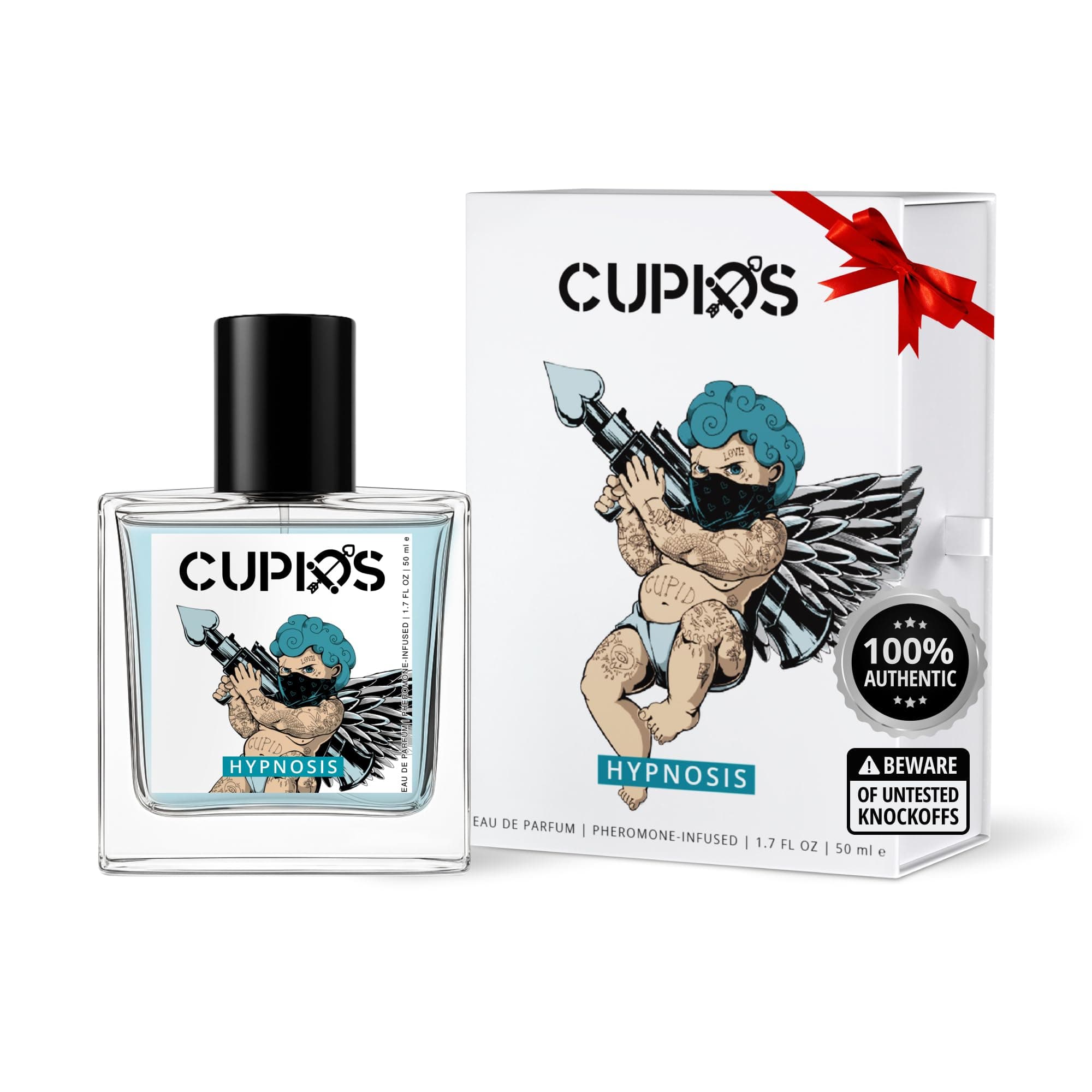 Cupids Original EDP Hypnosis 2.0 Pheromone-Infused Cologne for Men - Pheromone Perfume for Men Fragrance 50ml