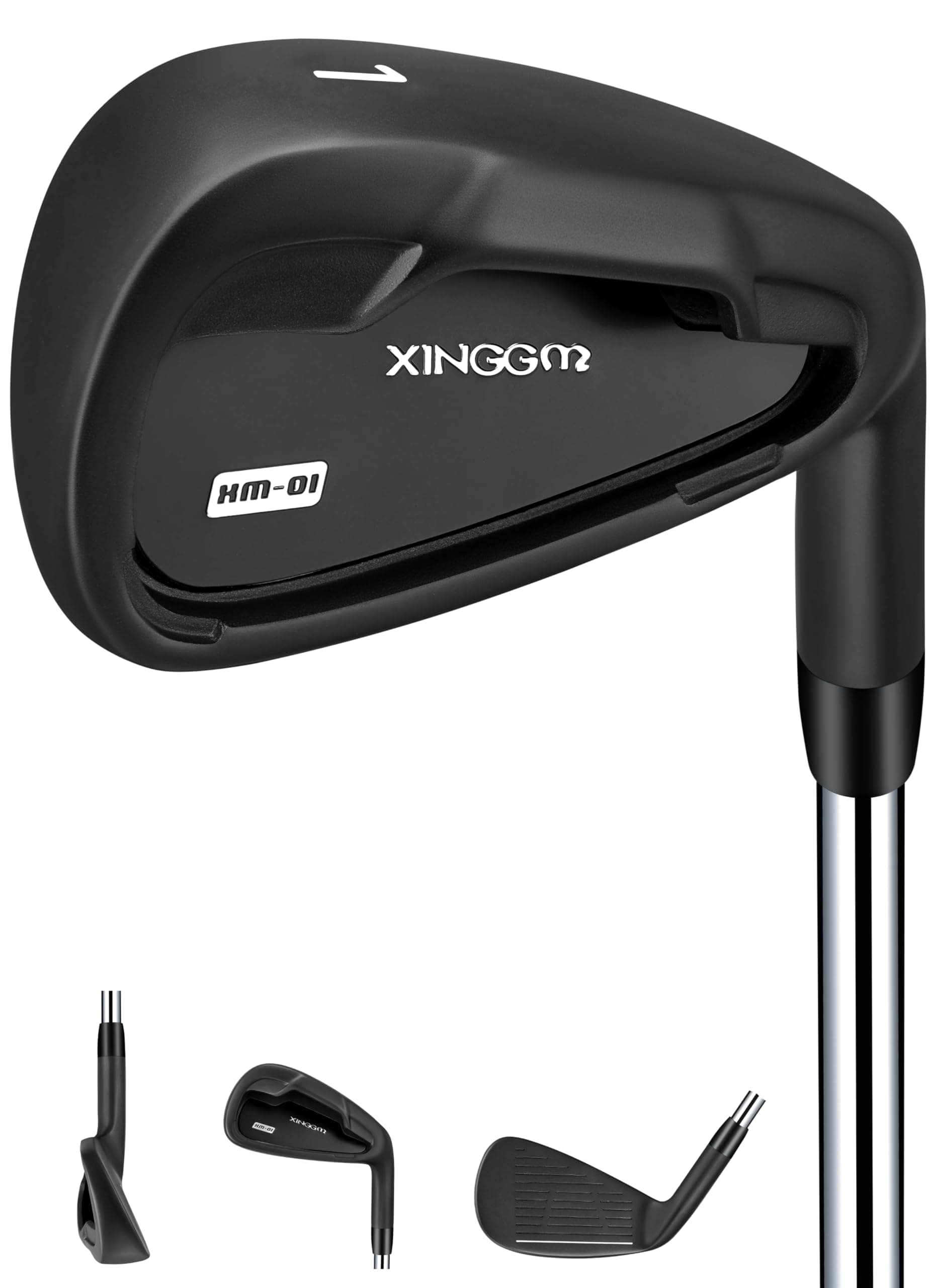 XM-01 Individual Golf Irons or Golf Irons Set - Premium Men Golf Club Iron with Steel Shaft for Right Hand Golfers Stiff Flex
