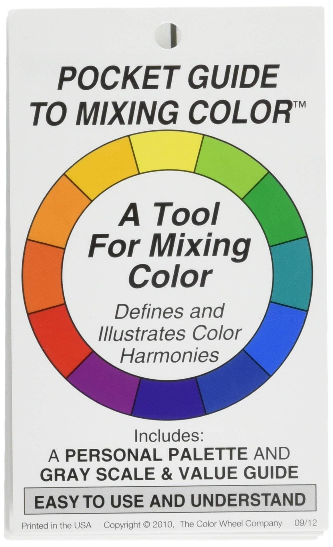 Color Wheel 1-Piece Pocket Guide to Mixing Colour