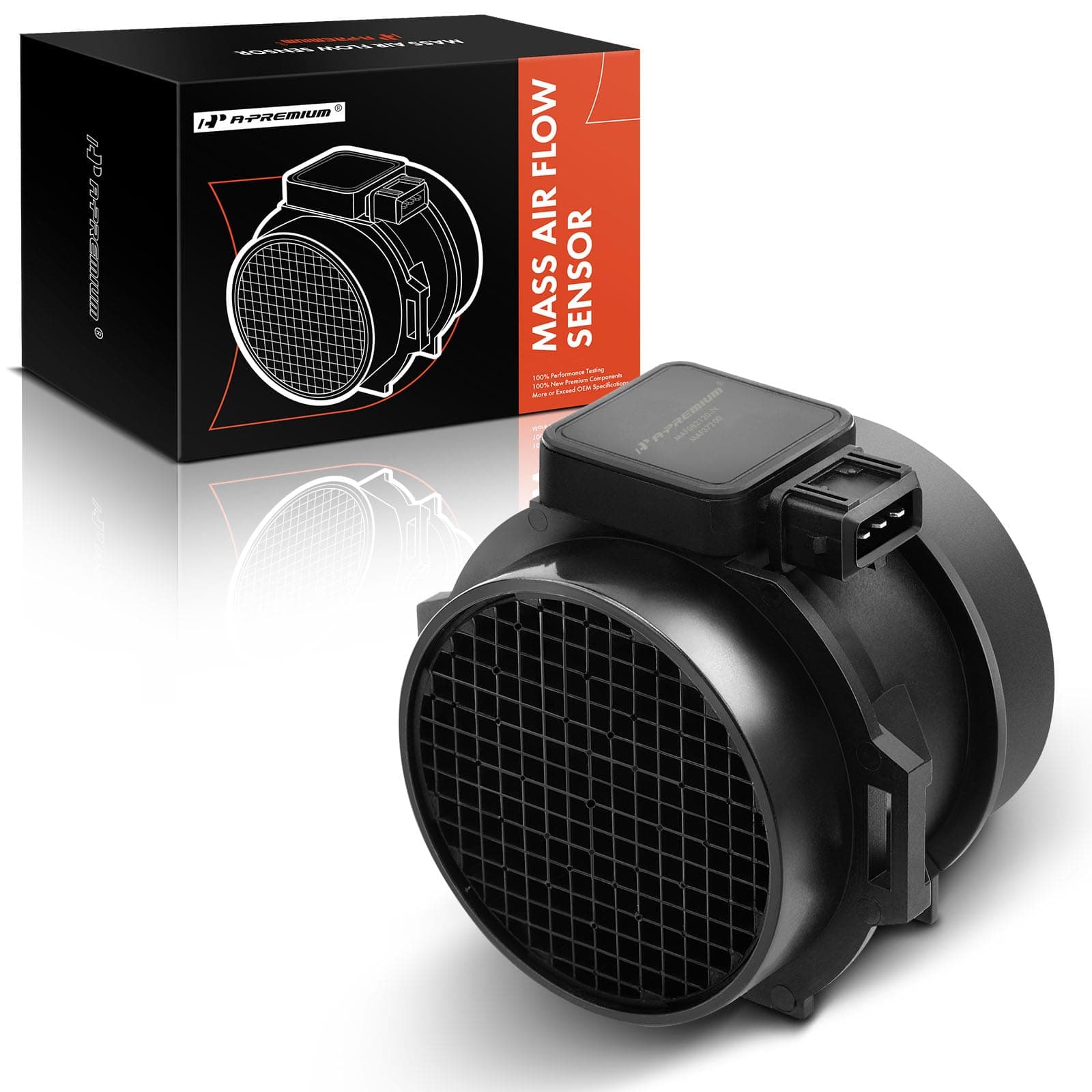 A-Premium Mass Air Flow Sensor Compatible with Hyundai Sonata 2001-2005 Santa Fe 2001-2006 Tucson 2005-2009 Tiburon Kia Optima Magentis Sportage