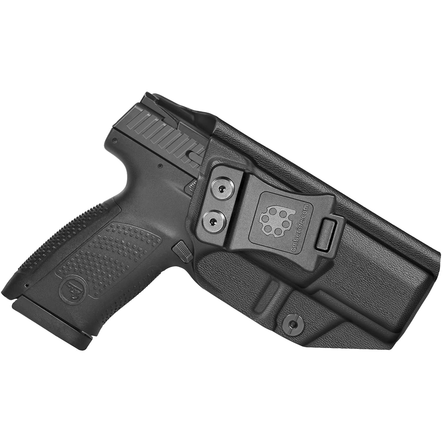 CZ P-10 C IWB Holster, Kydex Concealed Carry Holster for CZ P-10 C, Standard & Optic Ready, Posi-Click Retention, Sweat Guard, Adjustable Cant (0–30°)