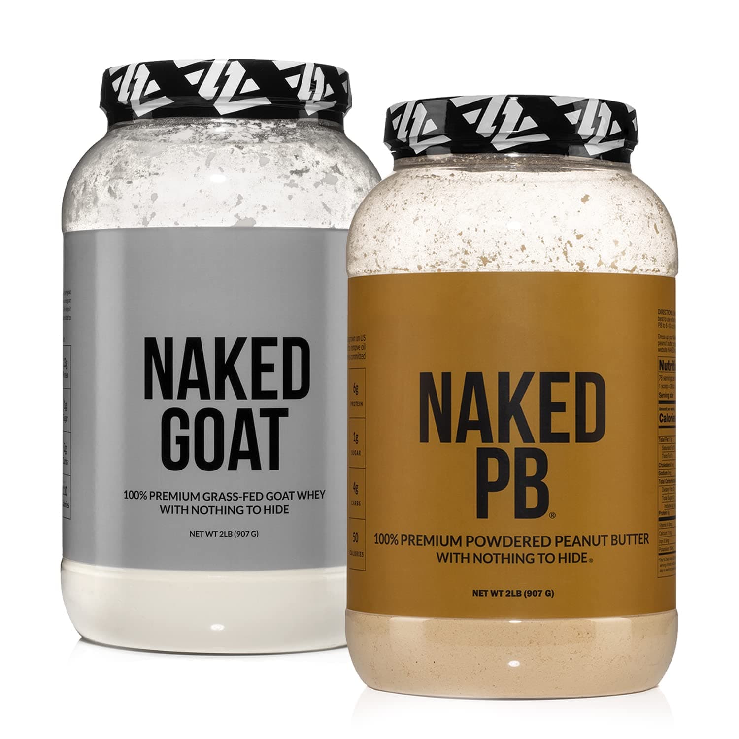 NAKED Grass Fed Protein PB Bundle: 2LB Goat and 2LB PB