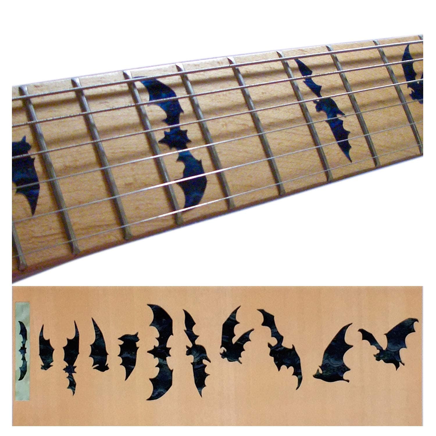 Jockomo BAT/Black Pearl Guitar Inlay Sticker