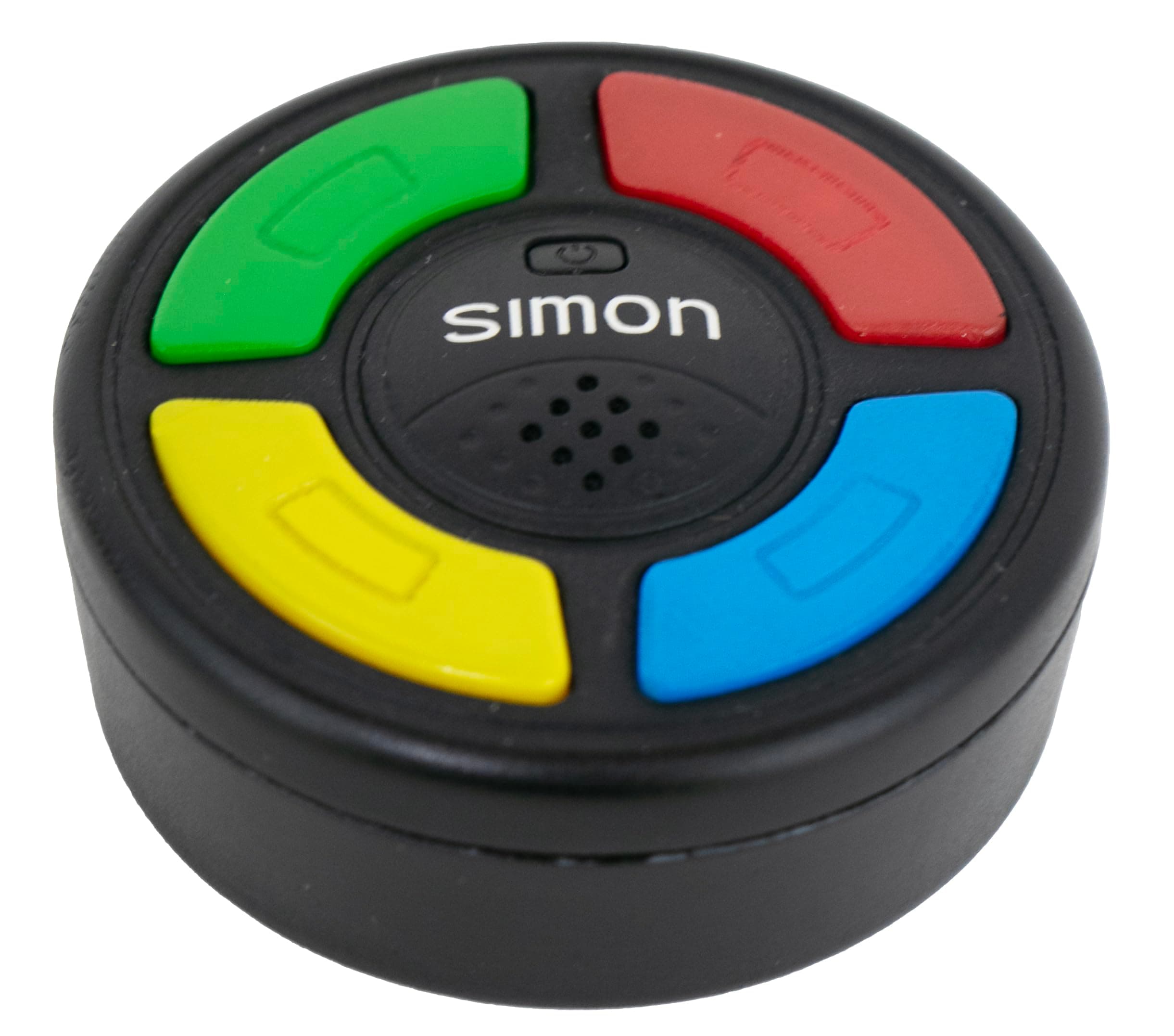 Simon – Exact Replica of The Original Electronic Memory Game - Only 2 inches in Diameter, Featuring Four Color Window Buttons and Authentic Tonal Sounds - Recommended for Ages 6+