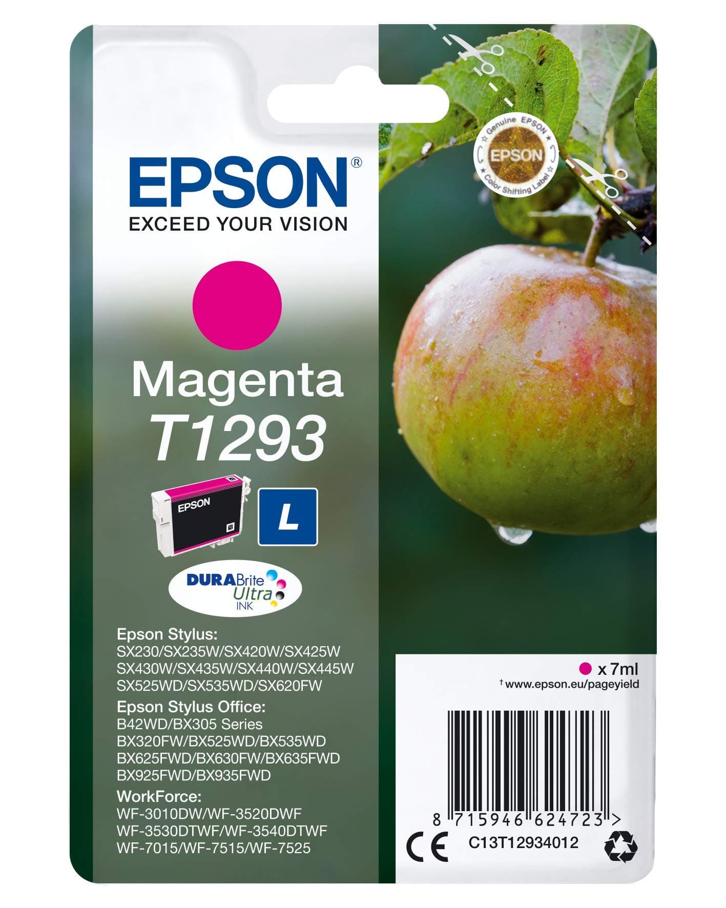 T1293 Apple DURABrite Ultra Single Magenta Ink