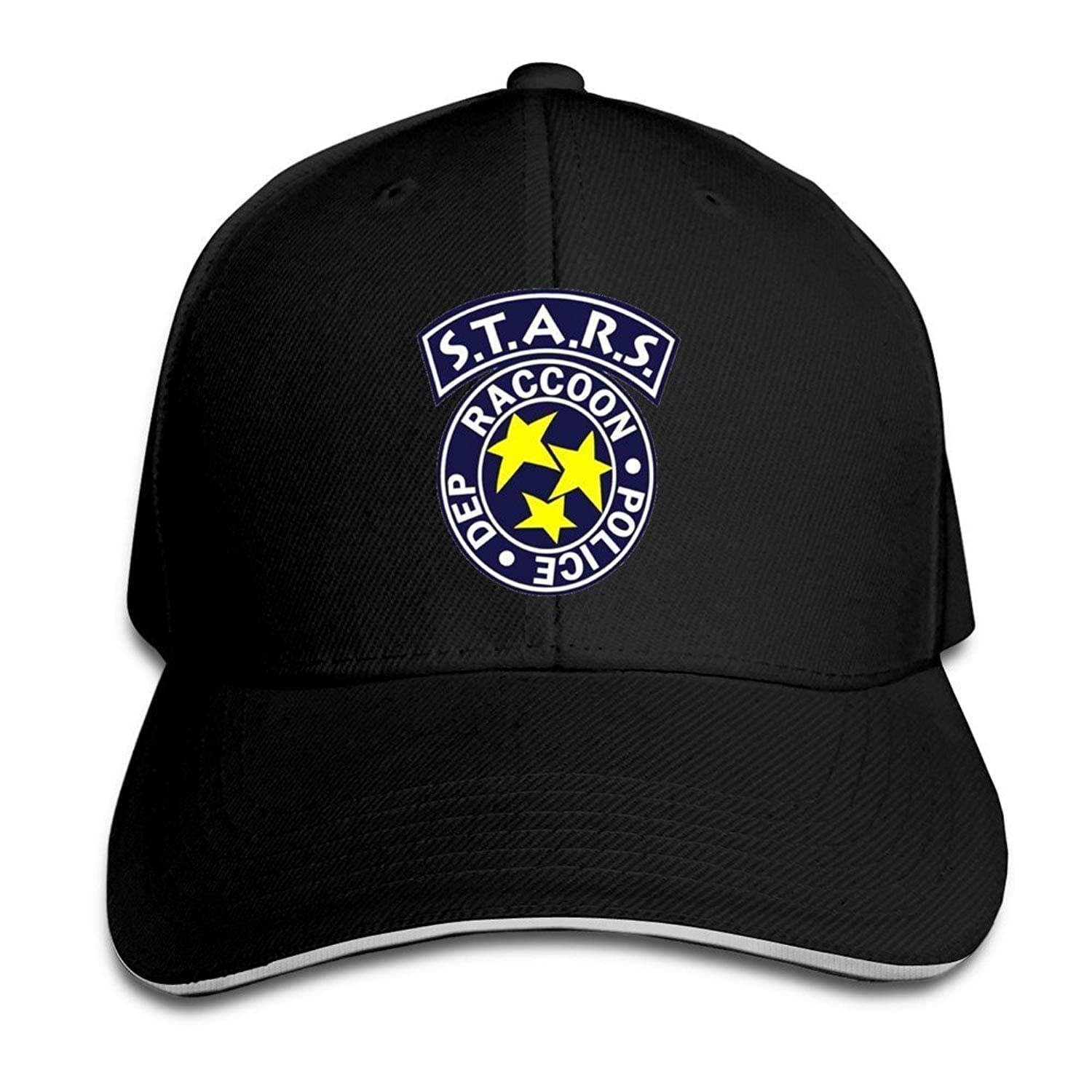 Wagroo Residentevil Resident Evil S.T.A.R.S Logo Flex Baseball Cap Black