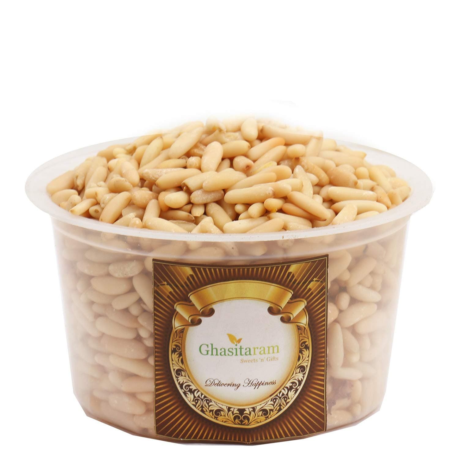Ghasitaram Gifts Dryfruits - Pine Nuts- Ghasitaram's Pine Nuts Without Shell (Chilgoza) 200 GMS |Dry Fruit Combo Pack Offer|Dry Fruit Gift Pack|Dry Fruit Box|Diwali Dry Fruit Gift Box|