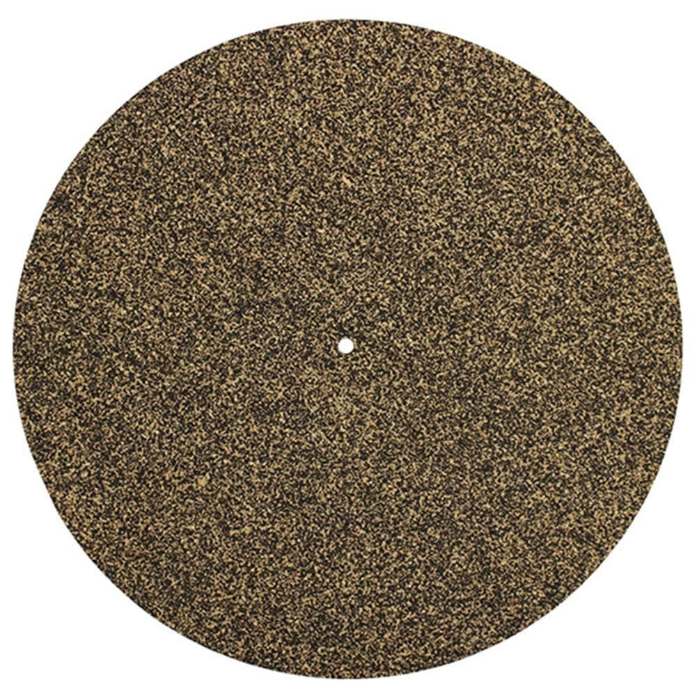 Turntable Slip Mat Rubber Cork – Anti Static 1/8 Thick Vinyl Record Player Slipmat by Record-Happy. A Basic and Defining Upgrade for The Demanding Audiophile. Improves Sound Quality and Reduces Noise