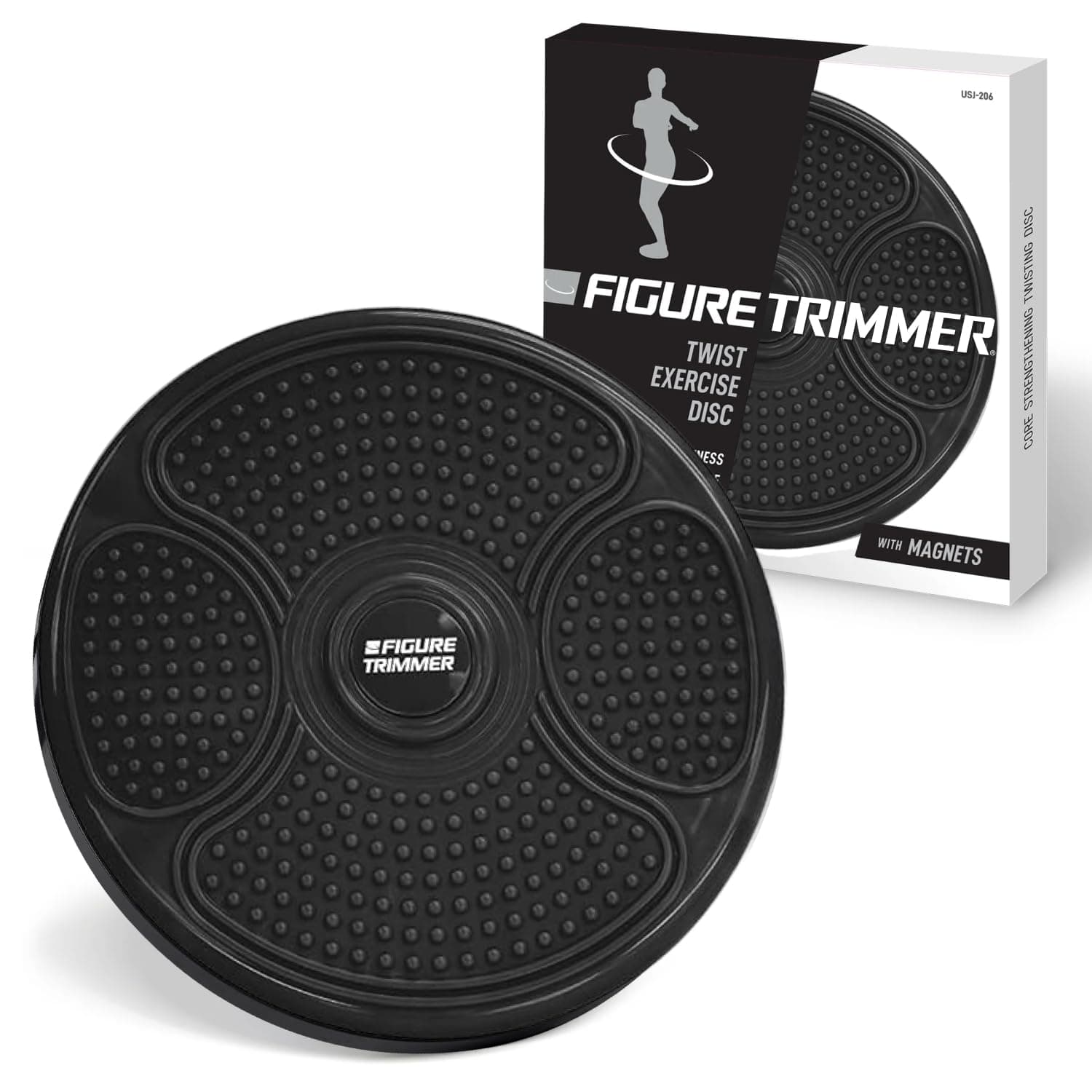 Figure Trimmer ツイストボード コアツイスト お腹 痩せ マシン シェイプアップ ツイスター ゴルフ 回転盤 XLサイズ 直径35cm