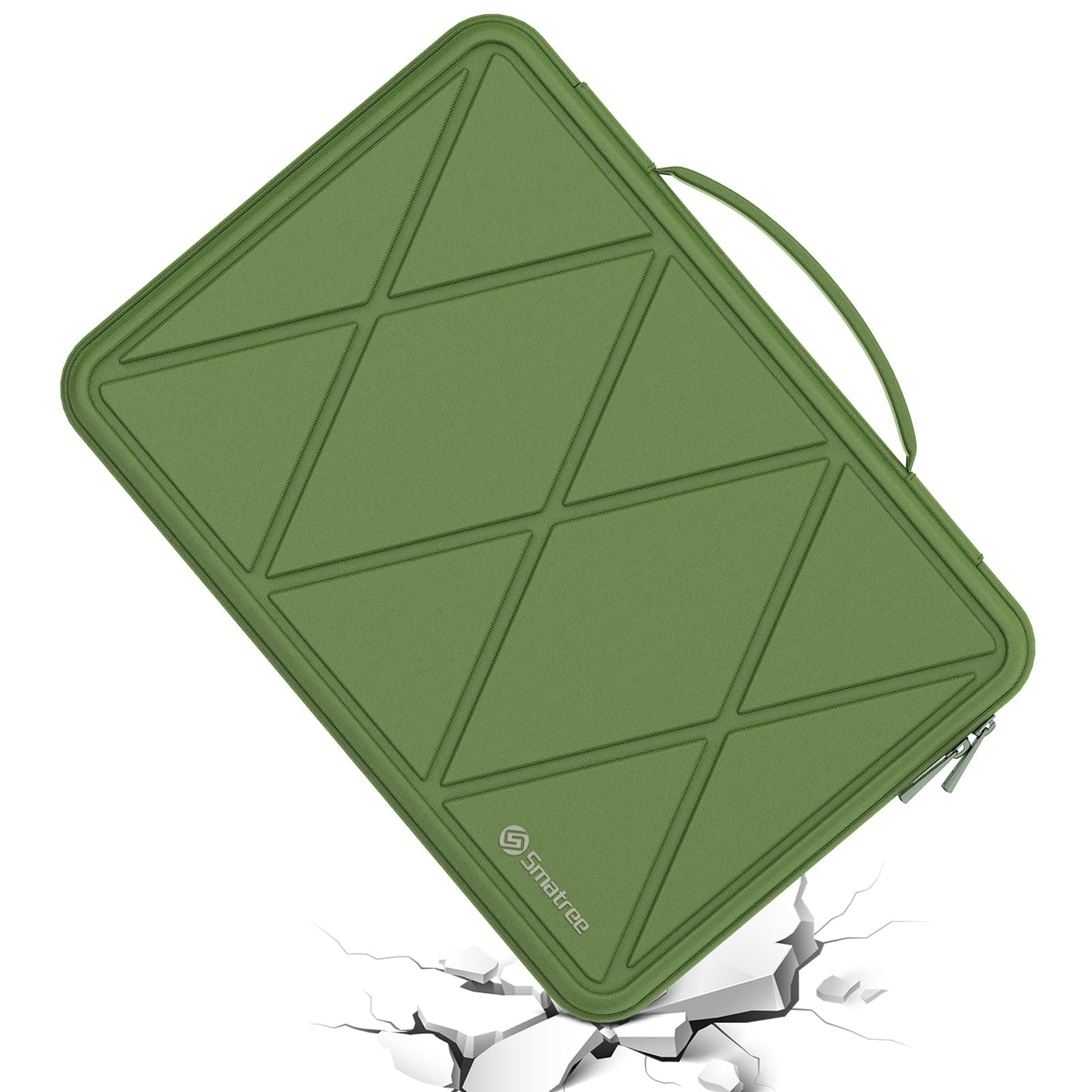 Smatree Hard EVA Protective Sleeve Case Compatible for 16 inch Samsung Galaxy Book5/4/3 Pro, for Samsung GalaxyBook4/5/3 Pro 360, for Galaxy Book4 Edge/Book4 Ultra/Book3 Ultra Laptop, Green (X8283G)