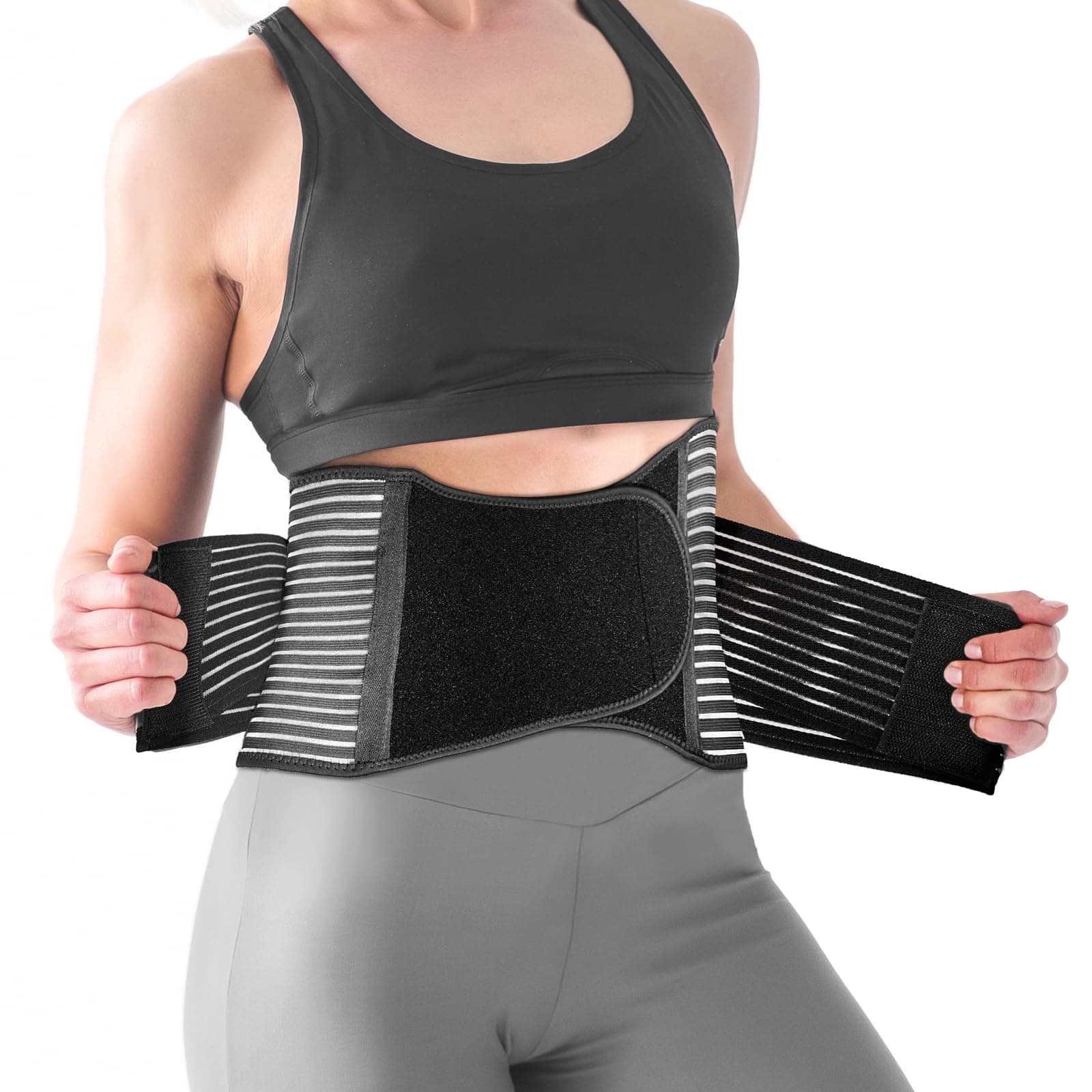 Back Brace for Men and Women, Adjustable Lumbar Support Belt for Lower Back Pain, Herniated Disc, Sciatica, Scoliosis, Breathable Mesh (XX-Large/XXX-Large)